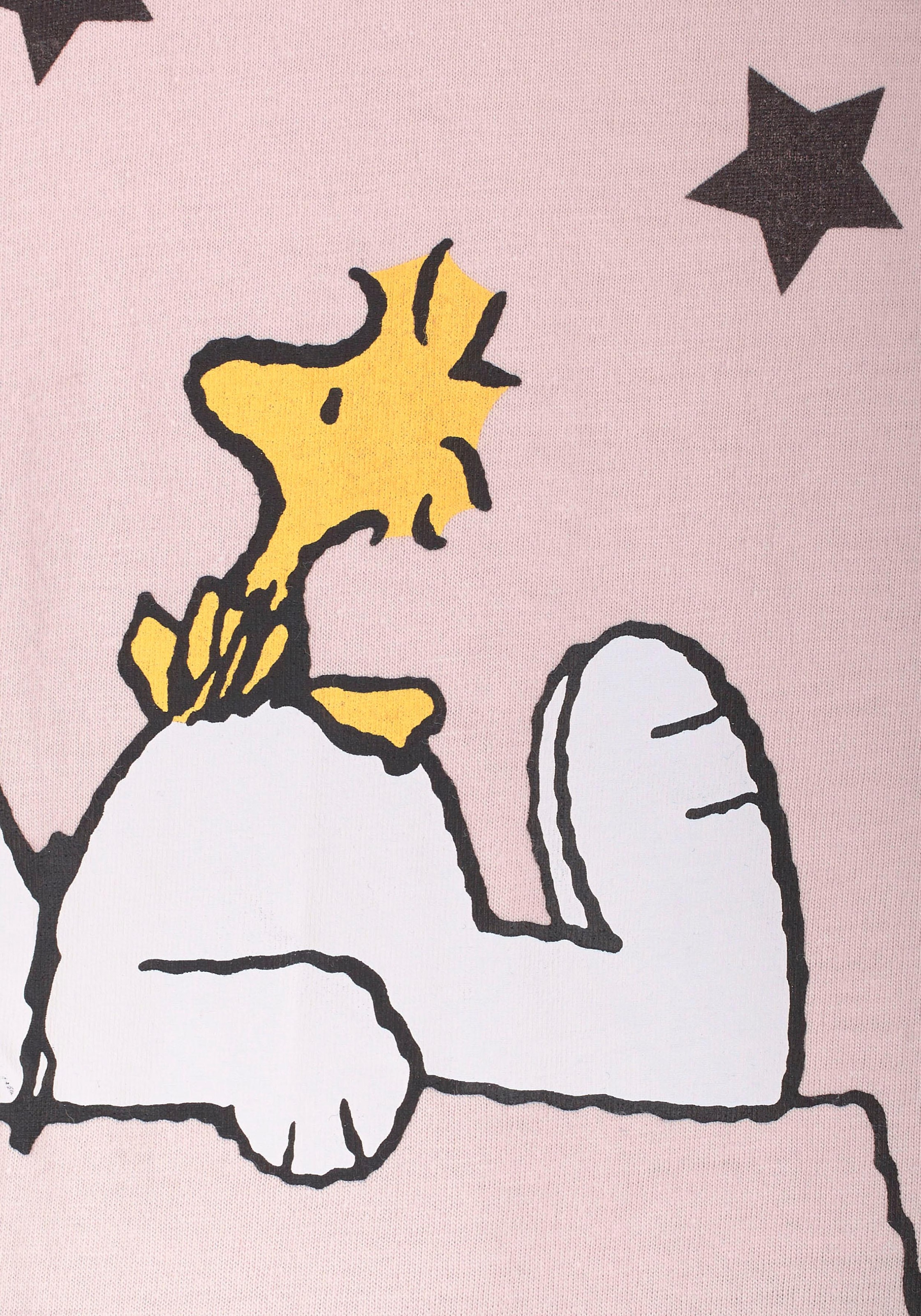 Peanuts Pyjama, ♕ (2 in Snoopy-Design tlg., Form Stück), im niedlichen 1 bei langer