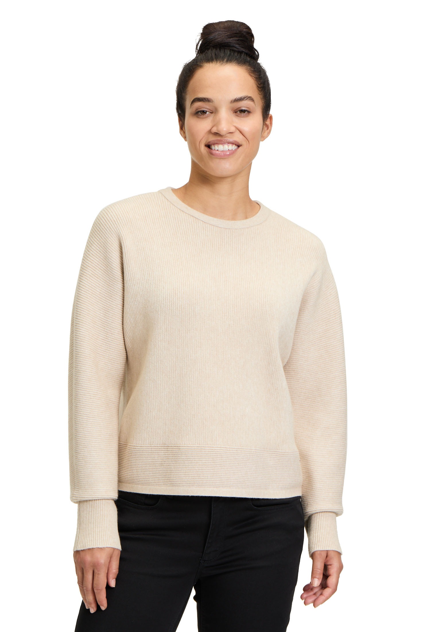 Betty&Co Strickpullover »Strickpullover mit Struktur«