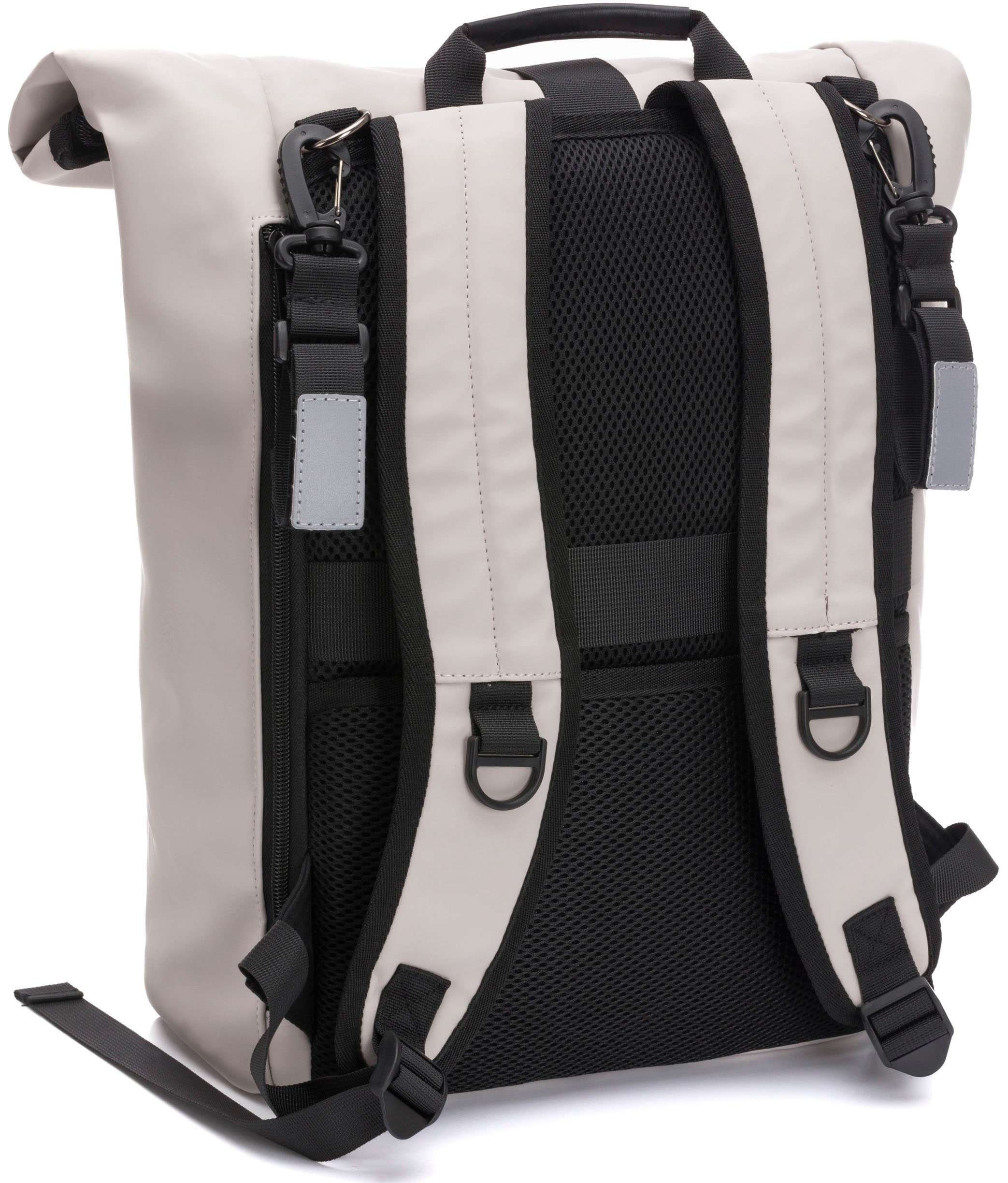 Fillikid Wickelrucksack »Oslo, alabaster beige«, inkl. Flaschenwärmer und Wickelauflage