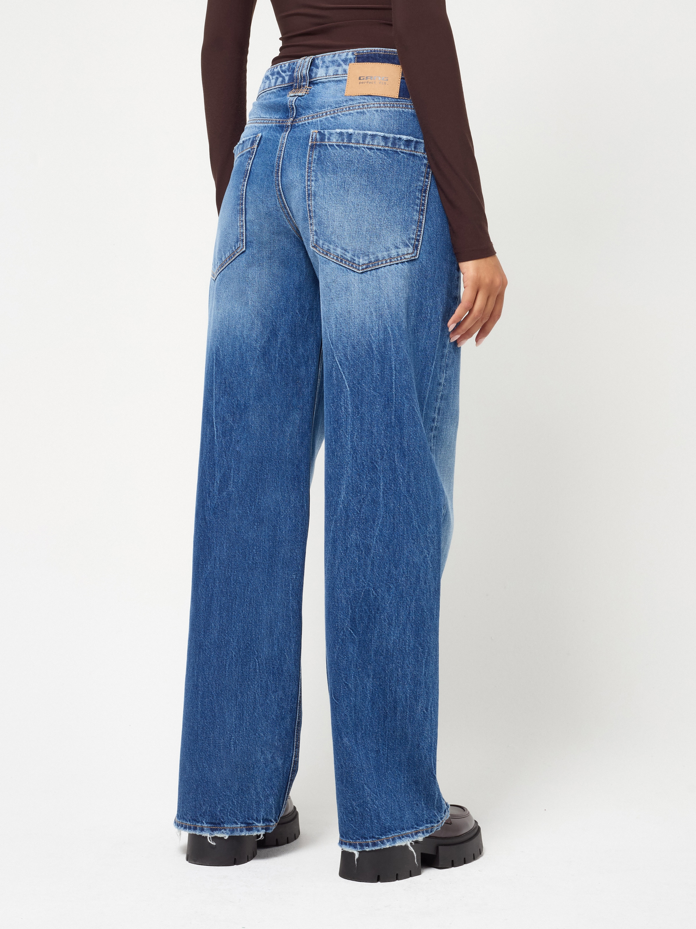 GANG 5-Pocket-Jeans »94CORA« im Baggy Fit mit niedriger Leibhöhe