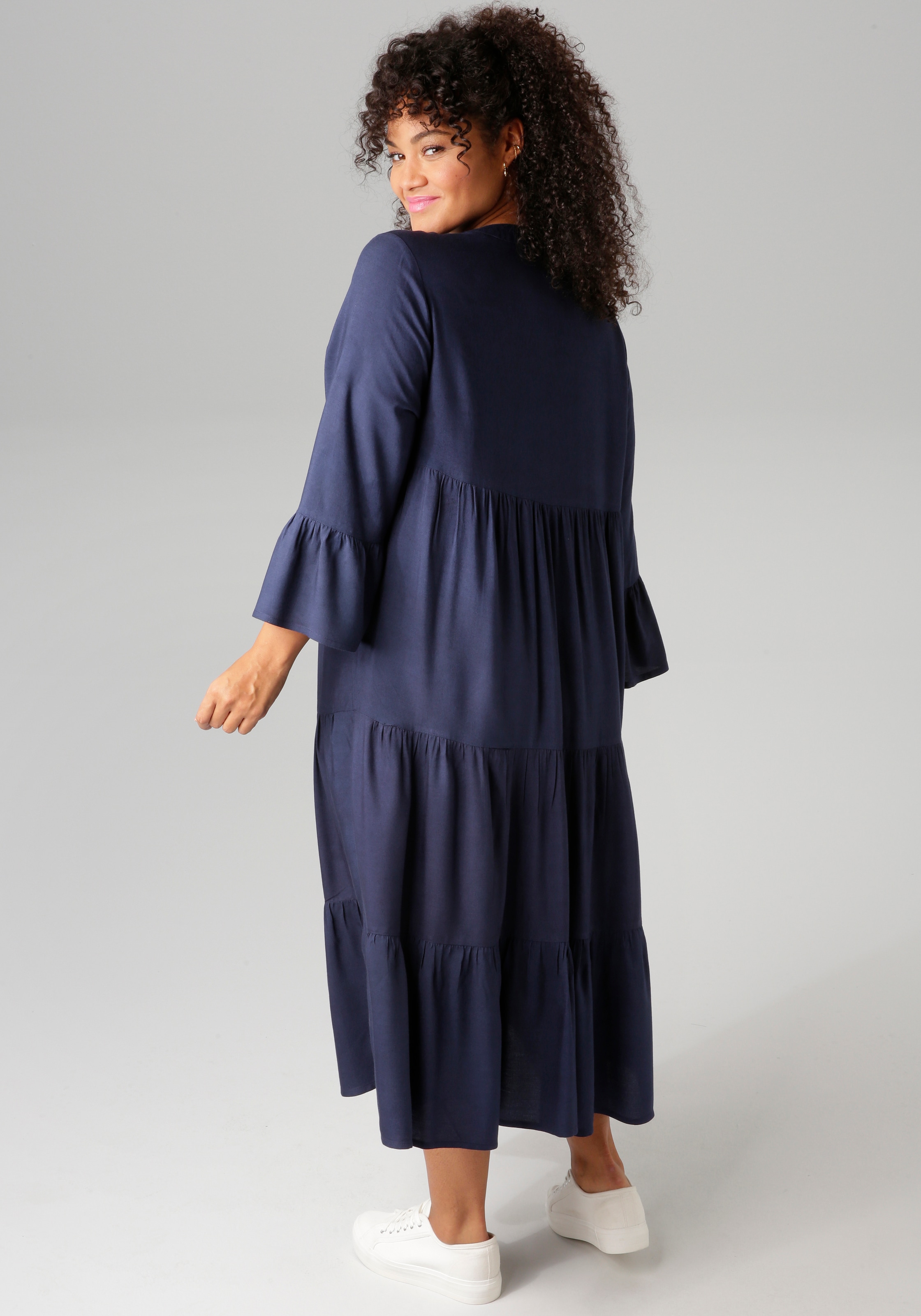 Aniston PLUS Midikleid, In trendigen Farben - NEUE KOLLEKTION