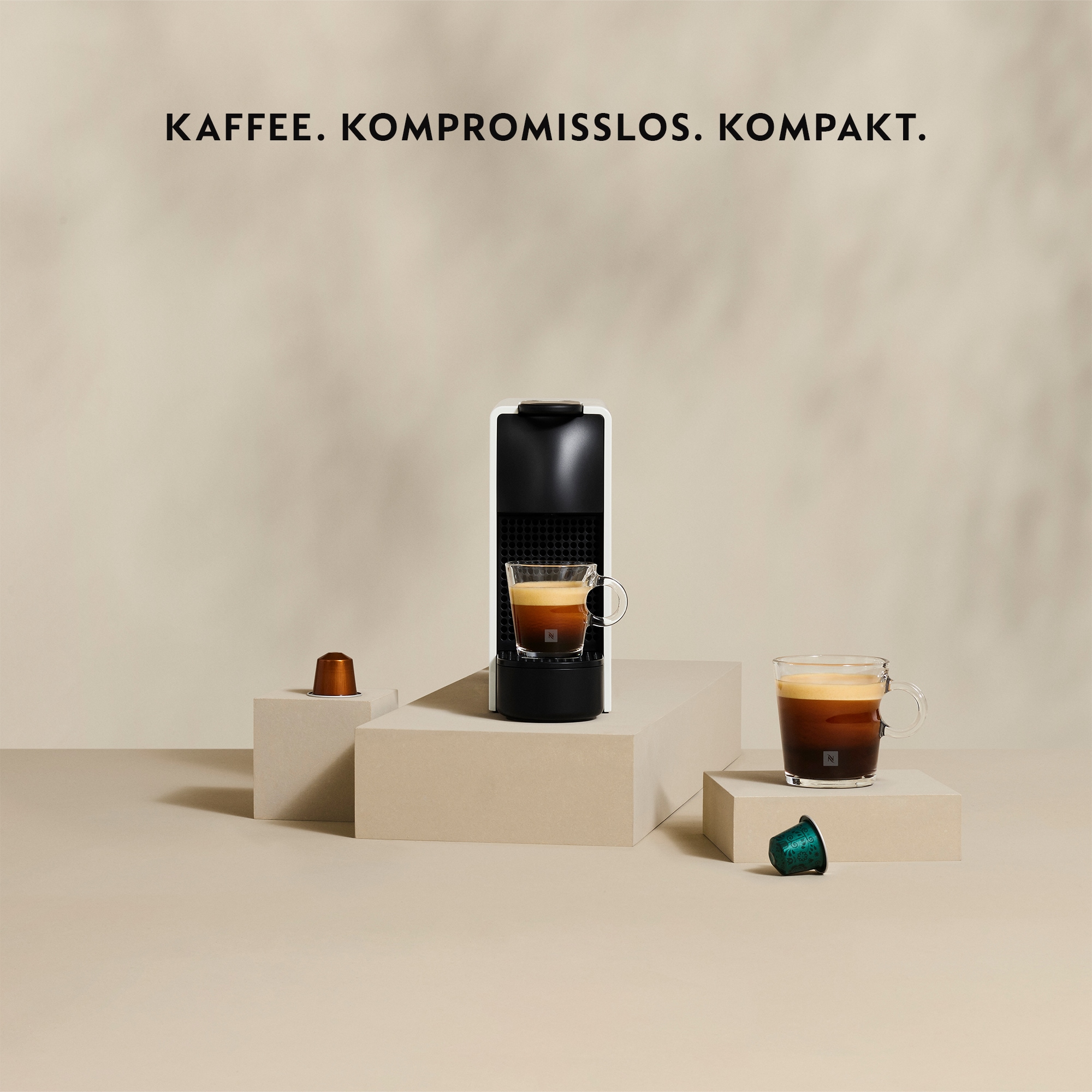 Nespresso Kapselmaschine »XN1108 Essenza Mini von Krups« Pumpendruck: 19 Bar, inkl. Willkommenspaket mit 7 Kapseln