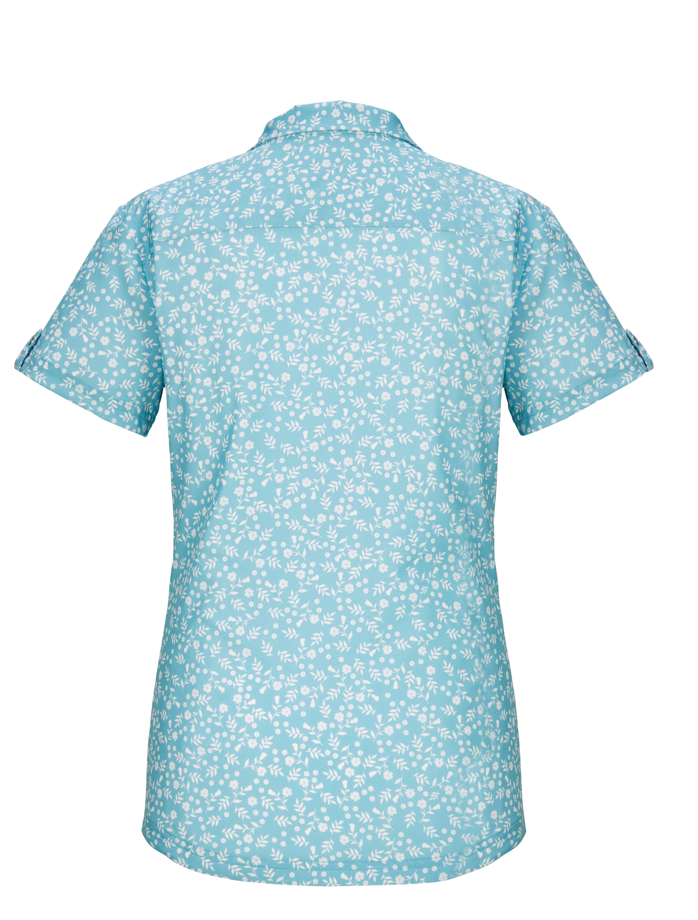 Killtec Funktionsbluse »KOS 86 WMN WVN SHRT« mit floralem All-Over-Print, schnelltrocknend