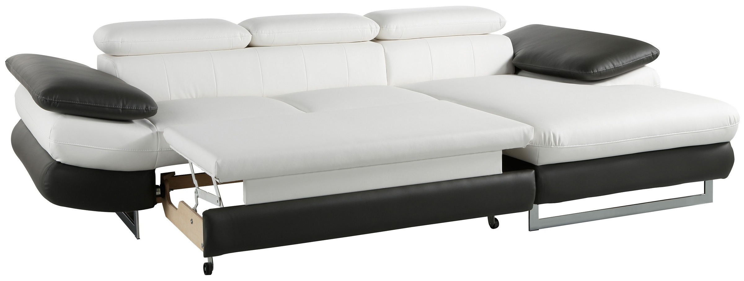 INOSIGN Ecksofa »Solution L-Form«, mit Arm- & Kopfteilverstellung, wahlweise mit Bettfunktion