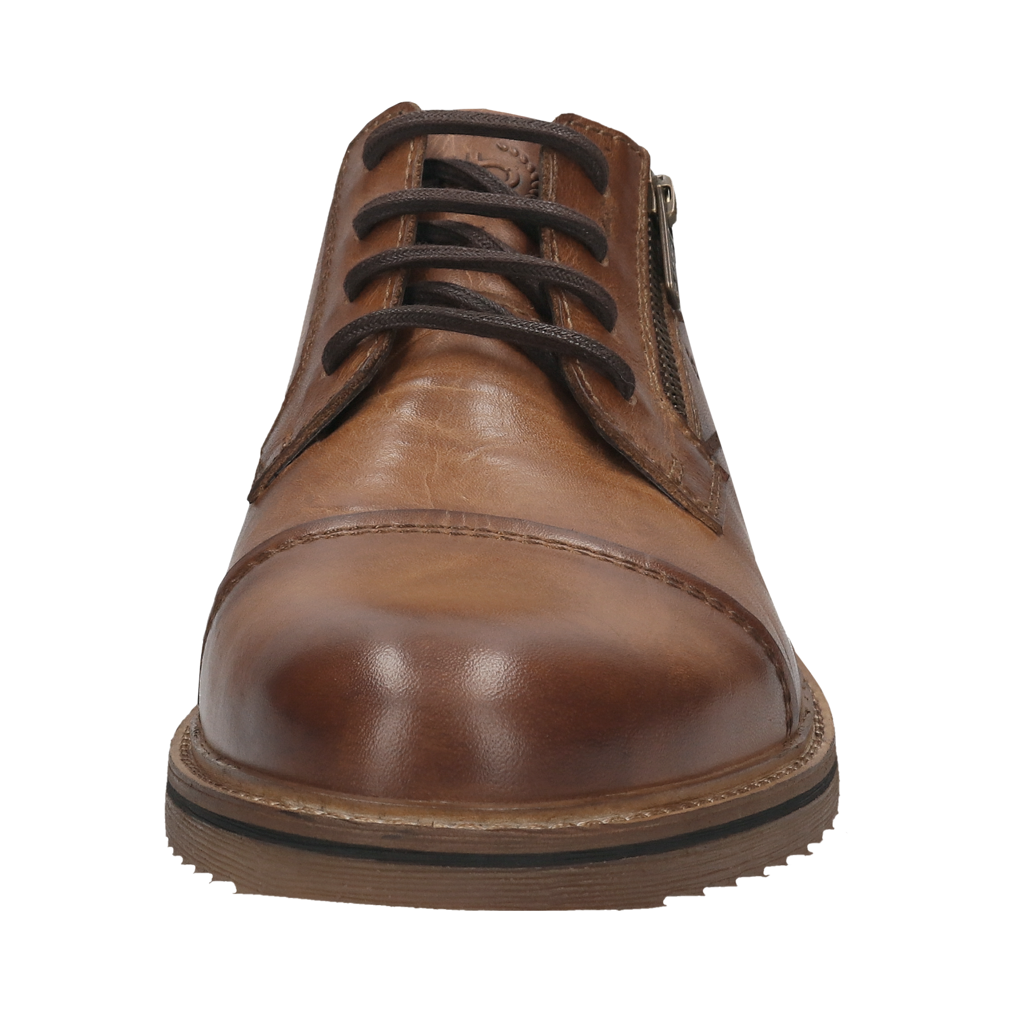 bugatti Schnürschuh  Halbschuh, Business Schuh mit seitlichem Reißverschluss