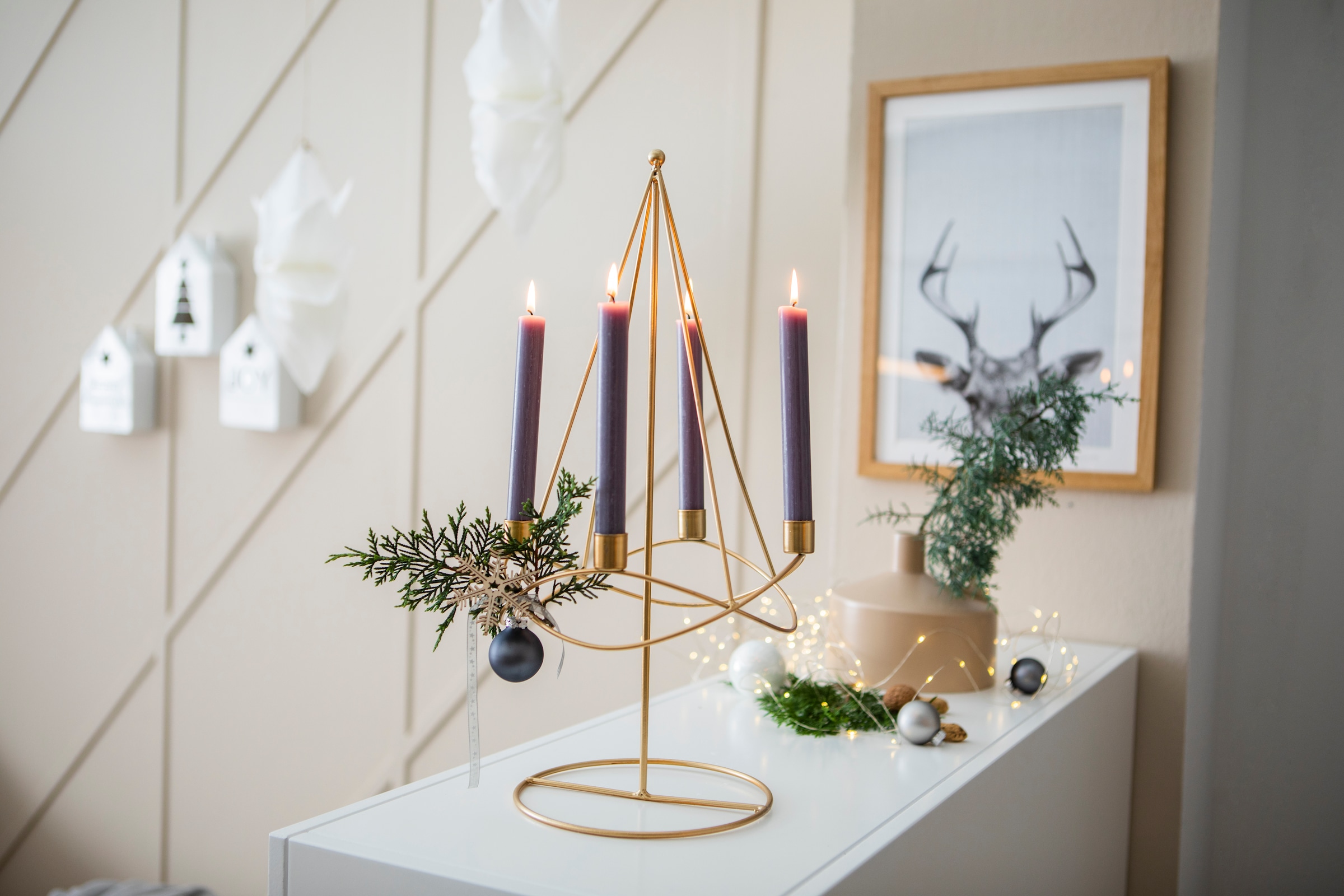 AM Design Adventsleuchter Metall, Kerzenleuchter, cm »Weihnachtsdeko«, kaufen 49,5 aus ca. bequem Höhe
