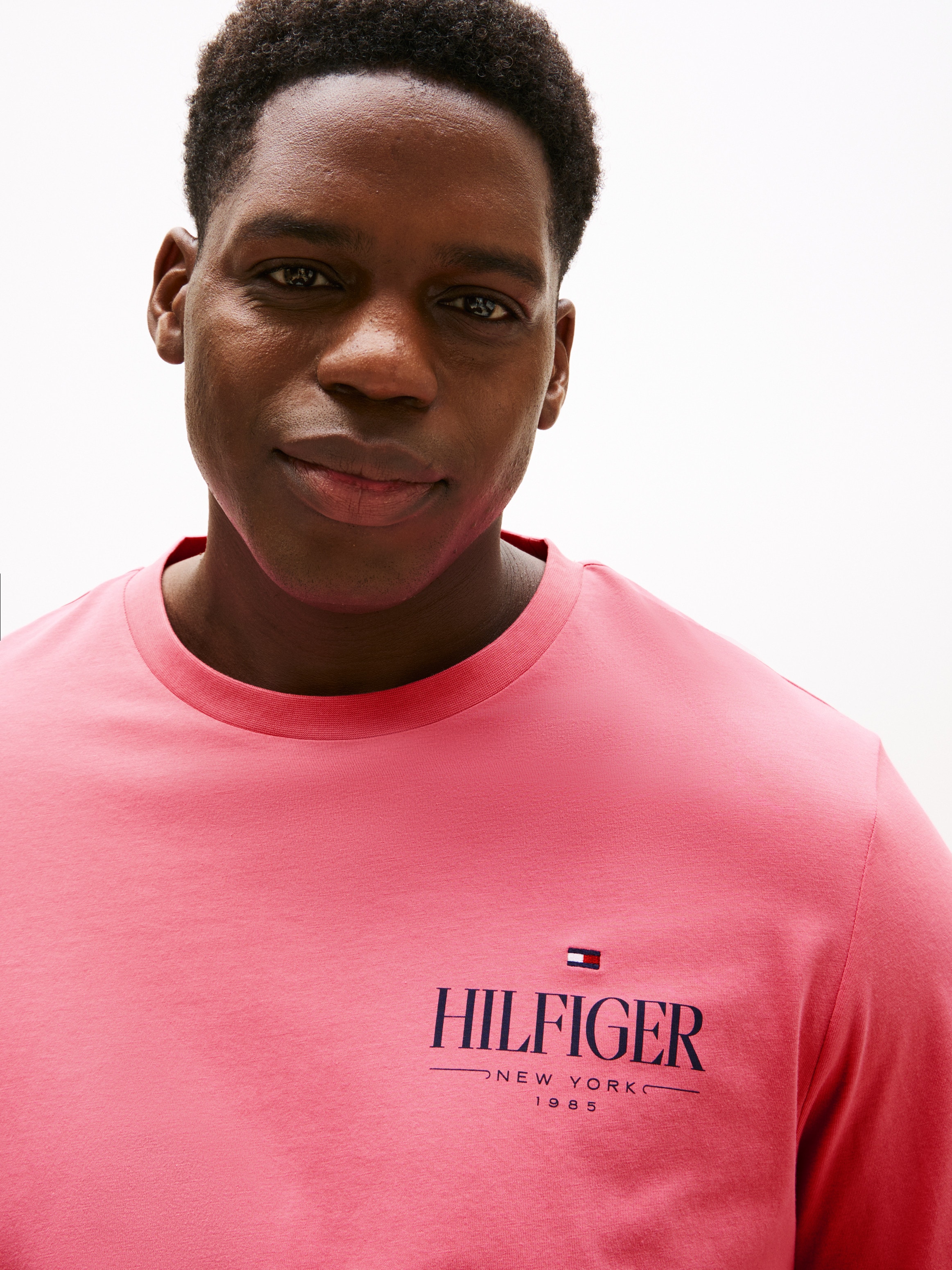 Tommy Hilfiger Big & Tall T-Shirt »BT-HILFIGER STACK TEE-B«, Große Größen