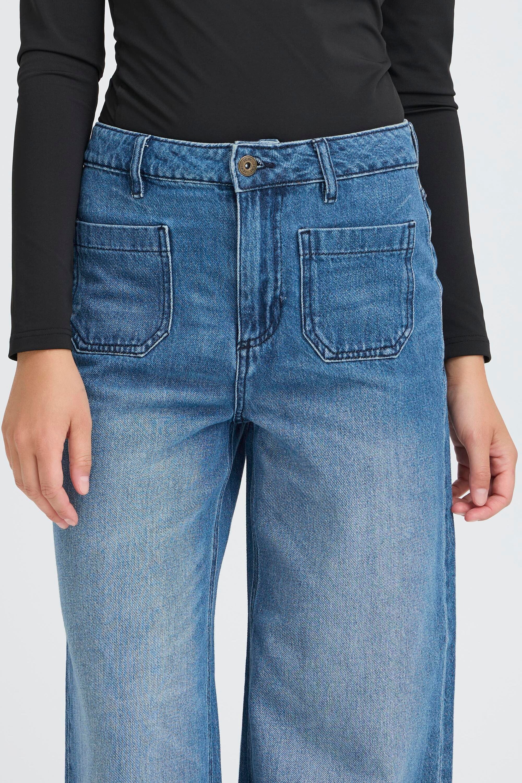 Ichi Weite Jeans »Damen Casual Hose IHPAMMY«