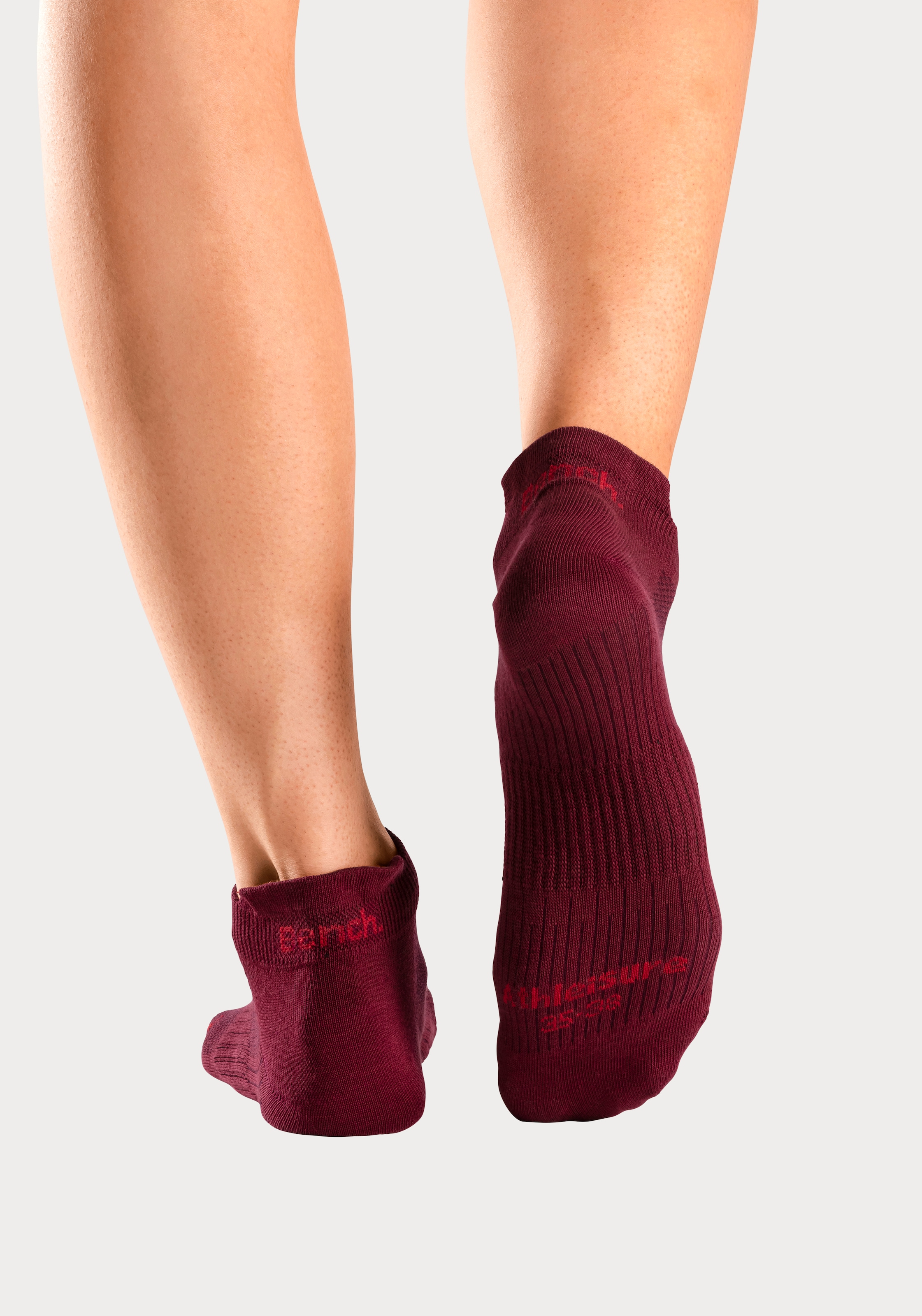 Bench. Sneakersocken, (Packung, 6 Paar), mit Klima Kanälen unter der Sohle und Pikee-Struktur