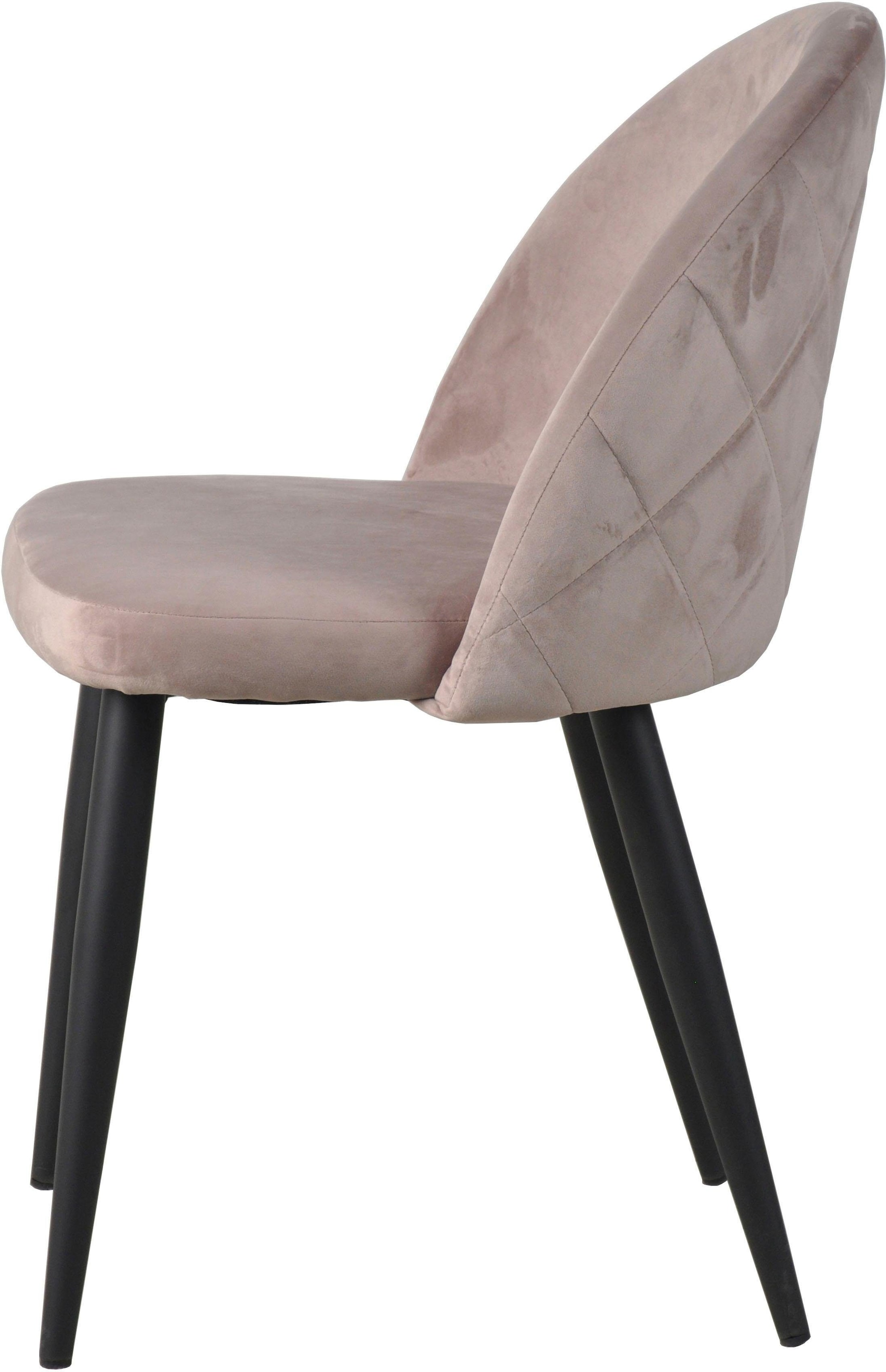 SIT Polsterstuhl »Sit&Chairs« (Set) 2 Stk.mit weichem Samtvelours