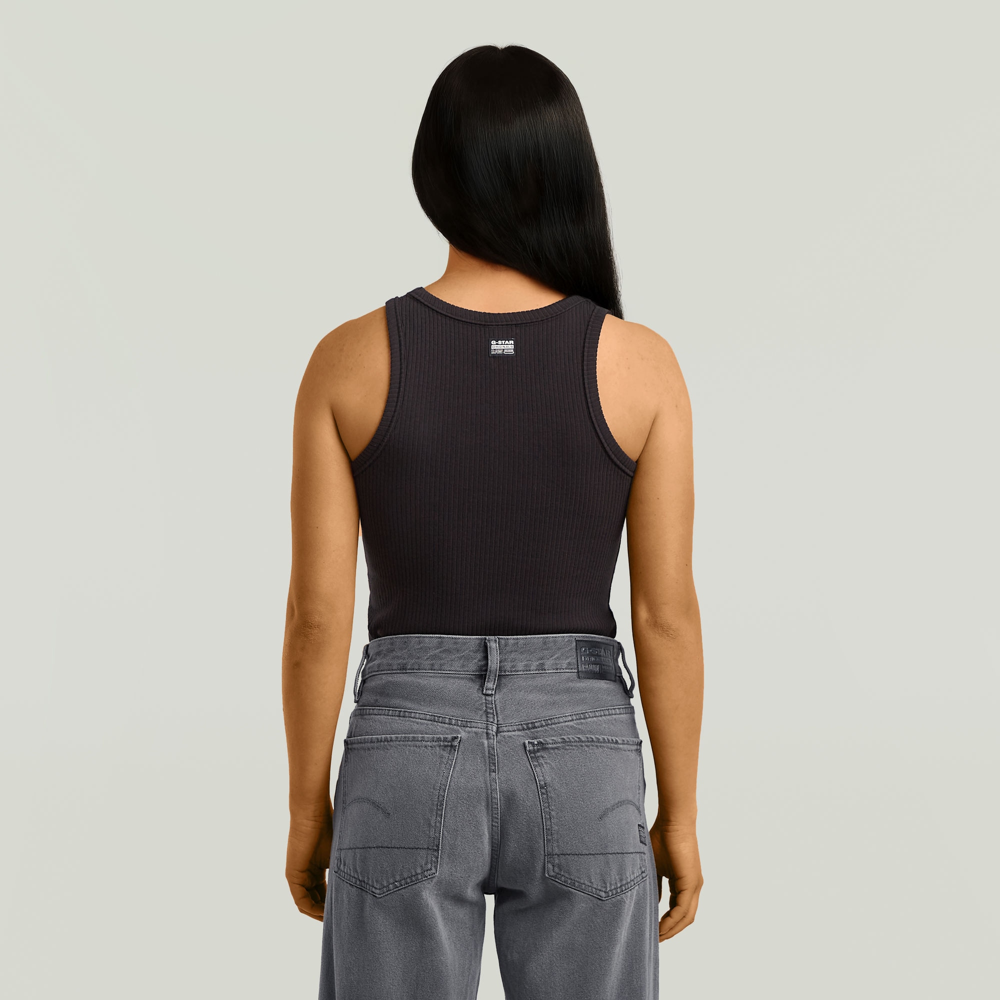 G-STAR Tanktop »Ribbed Tanktop«, mit breiten Trägern