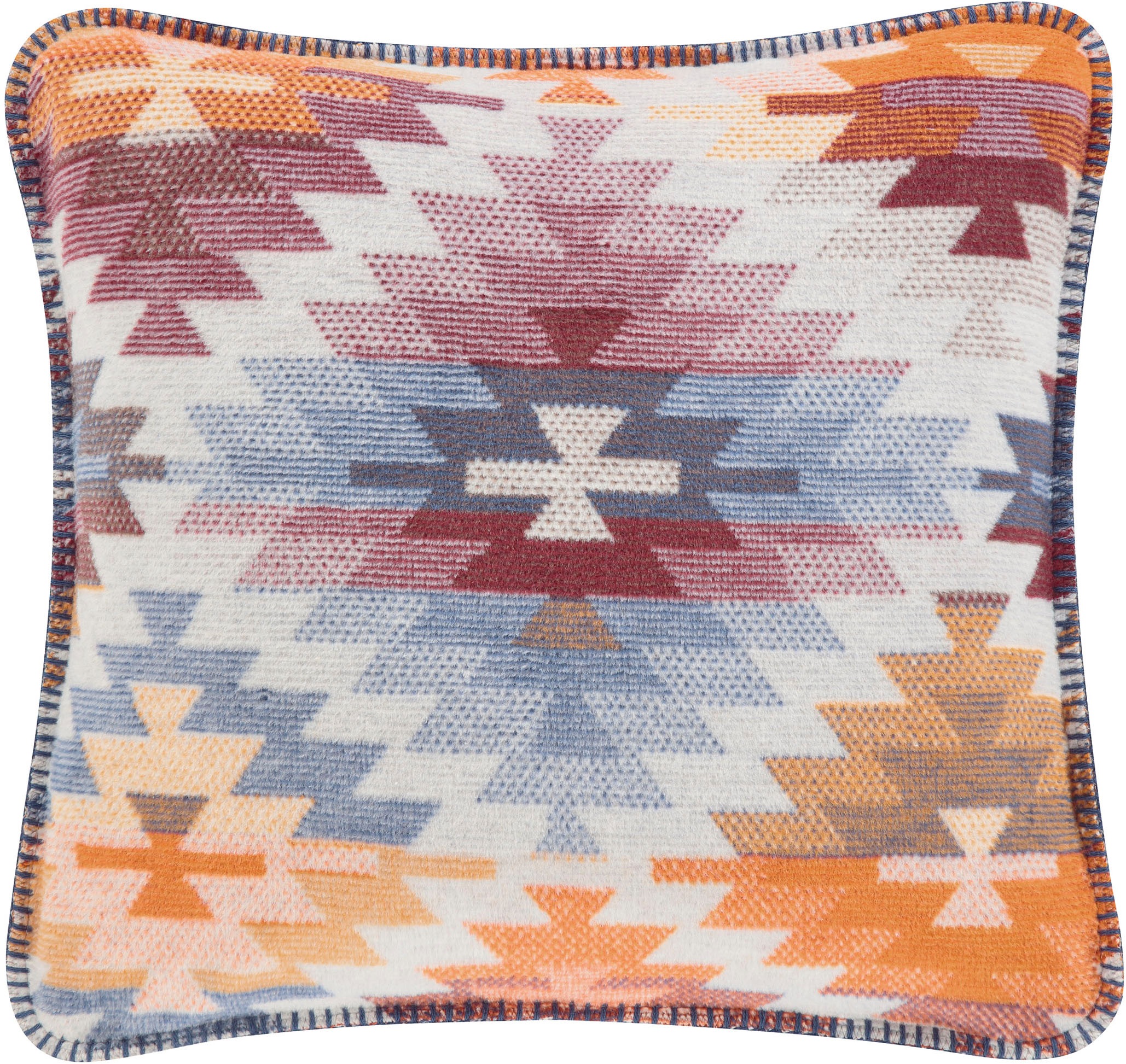Biederlack Dekokissen "Nomad" markantes Ikat-Dessin