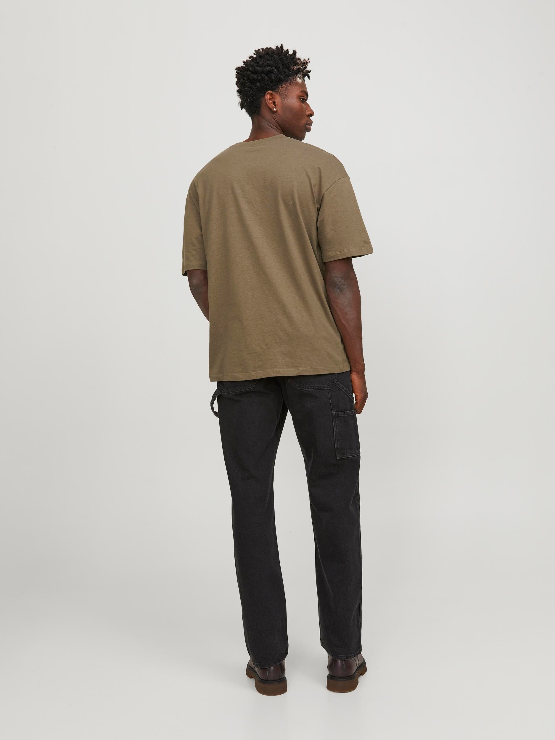 Jack & Jones Oversize-Shirt »JJEBRADLEY TEE SS O-NECK NOOS«, mit Rundhalsausschnitt