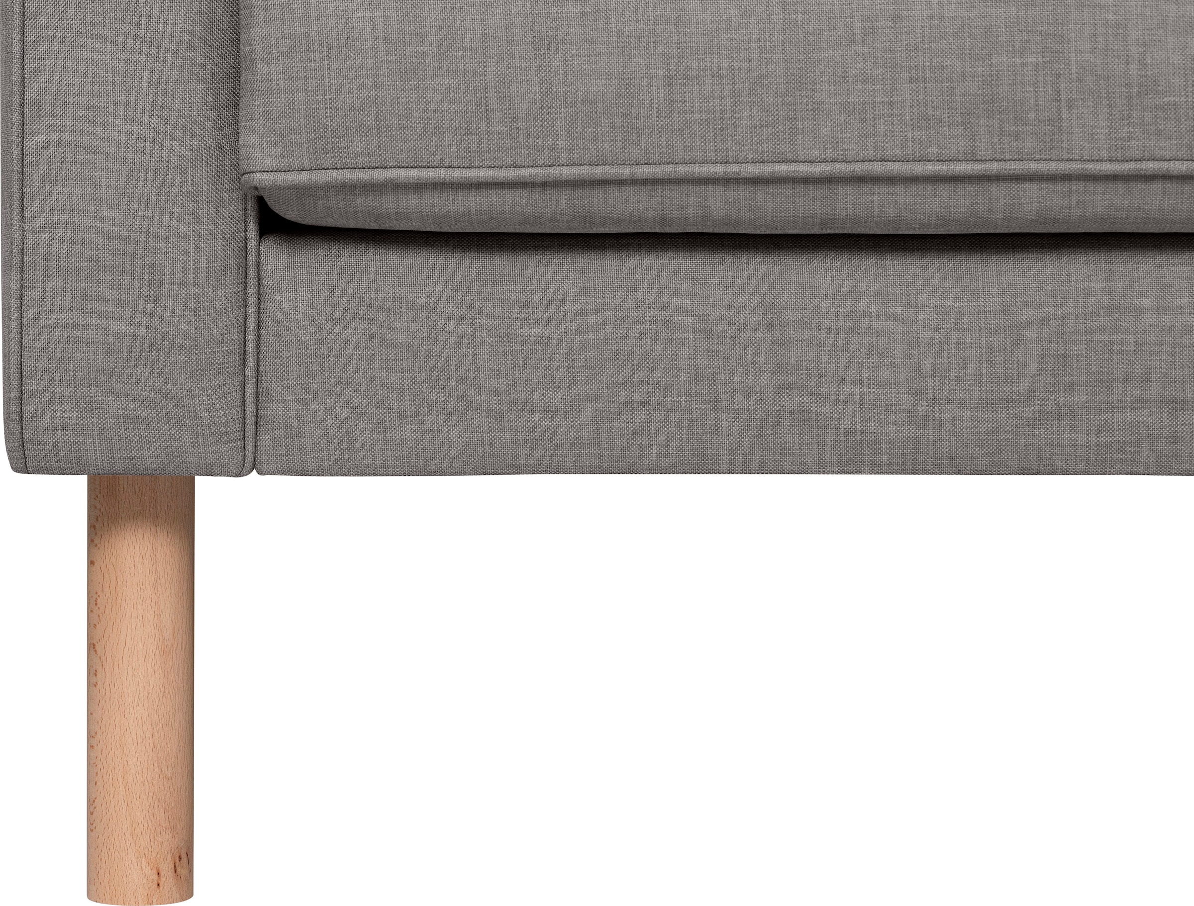 GEPADE Loungesessel »Clubsessel und Designsessel mit aufwendiger Rücken- und Sitzoptik,«, mit buchefarbenen Holzfüße