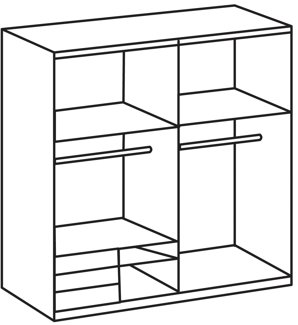 Wimex Schwebetürenschrank »Level by fresh to go«