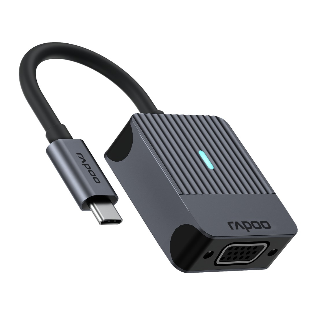 Rapoo USB-Adapter »UCA-1003 USB-C Adapter, USB-C auf VGA, Grau«, USB-C zu VGA, 15 cm