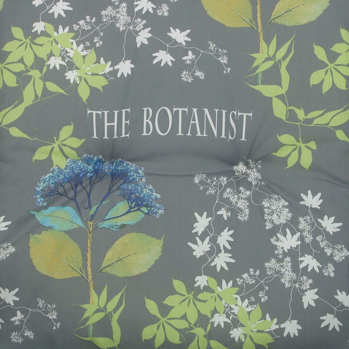 KONIFERA Hochlehnerauflage The Botanist grau - Maße BxLxH ca.: 48 cm x 118 cm x 5 cm