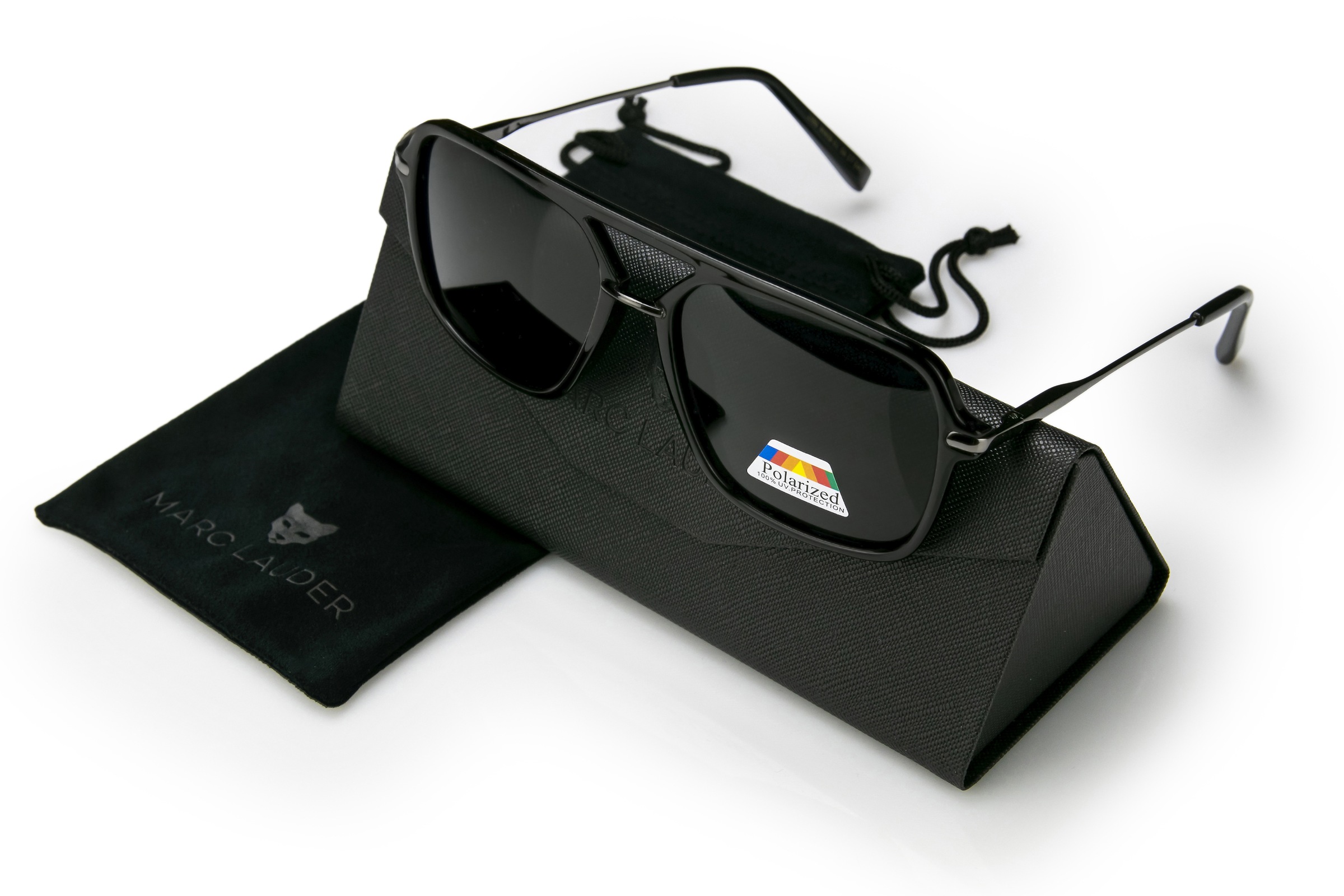 MARC LAUDER Sonnenbrille »MA08-01« 3: dunkles Glas, starke Sonneneinstrahlung