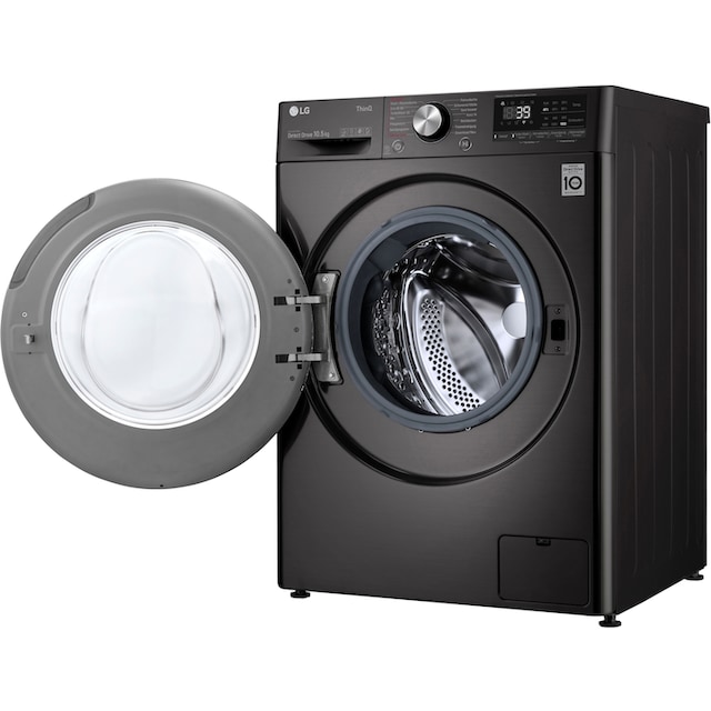 nur - XXL Minuten 39 Jahren TurboWash® 1600 U/min, mit LG in Garantie »F6WV710P2S«, kg, F6WV710P2S, 3 Waschen 10,5 Waschmaschine