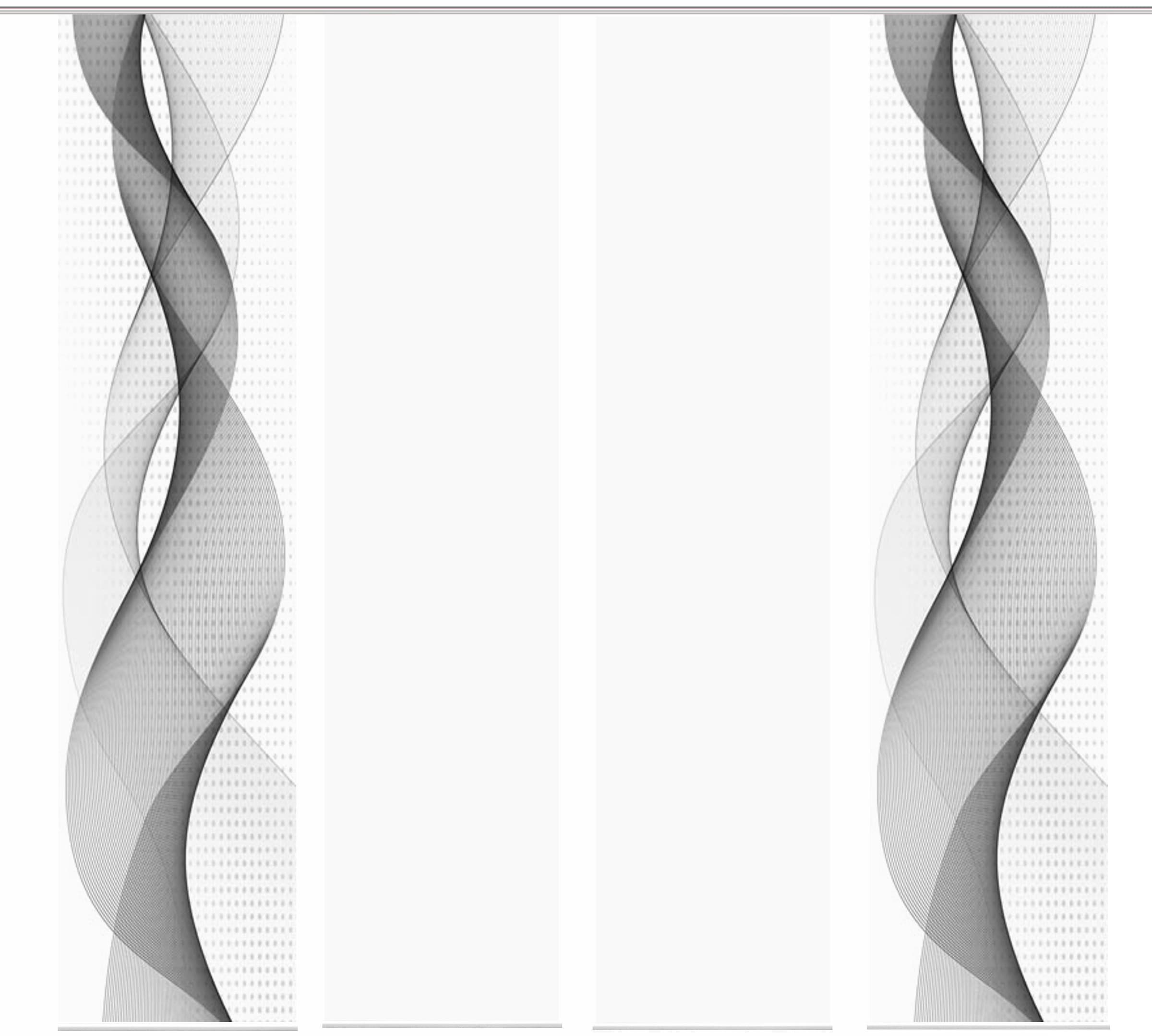 HOME WOHNIDEEN Schiebegardine »OPALIA 4ER SET« Paneelwagen 4 Stk. tlg. HxB: 245x60