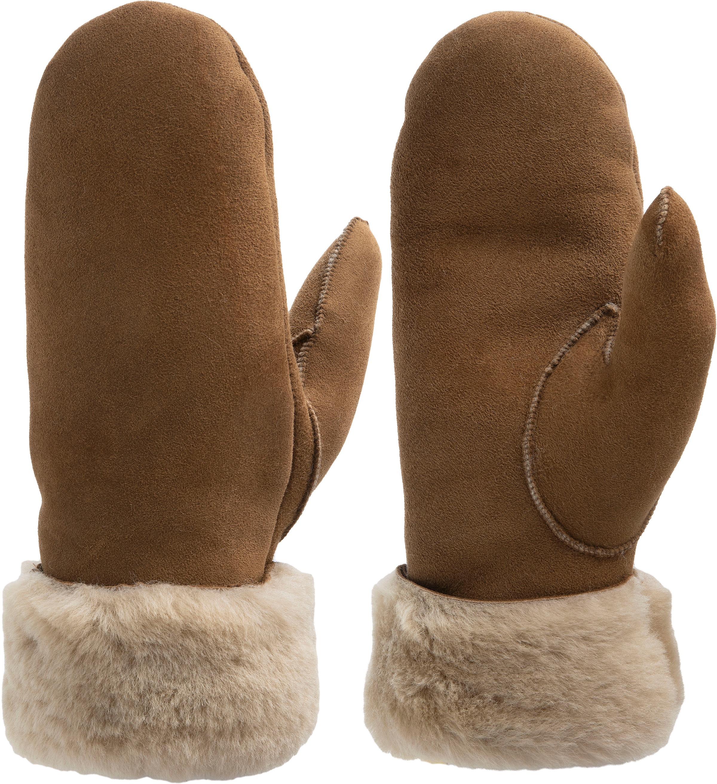PEARLWOOD Lederhandschuhe "FIONA" Velourleder, Fausthandschuh, warm gefüttert