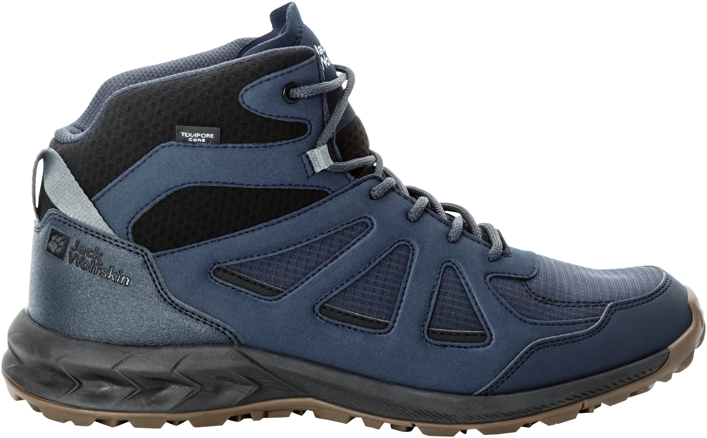 Jack Wolfskin Wanderschuh »WOODLAND 2 TEXAPORE MID M«, wasserdicht