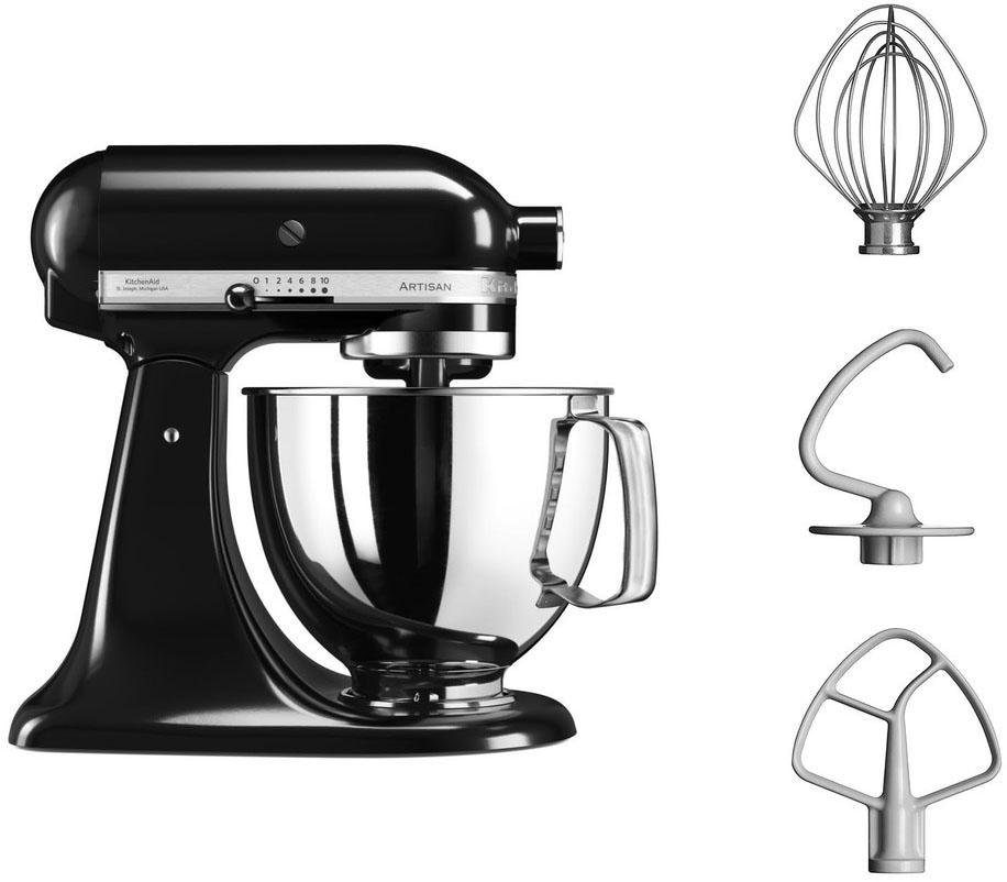 KitchenAid Küchenmaschine »Artisan 5KSM125EOB«, Qnyx Schwarz