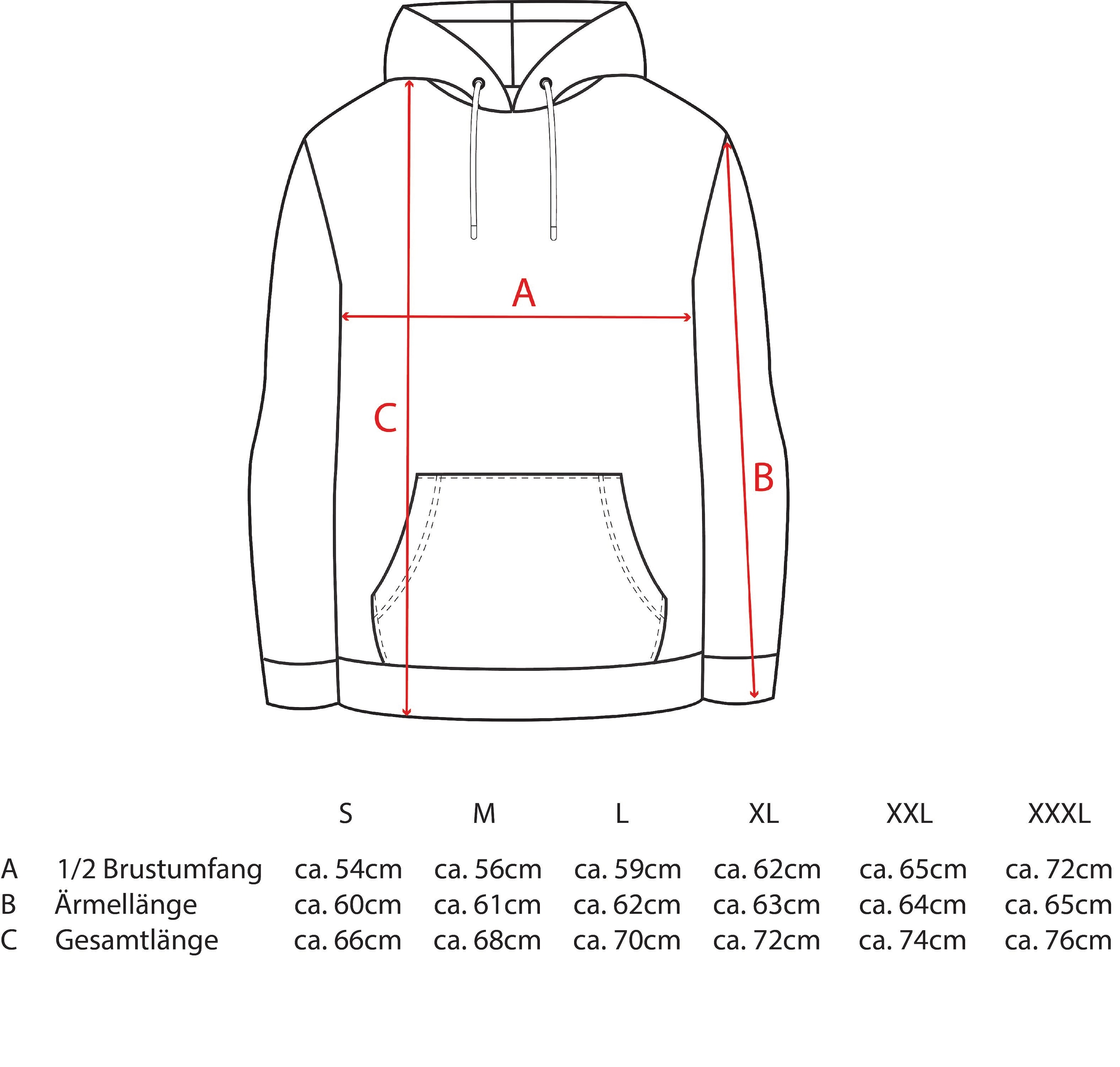 Zwillingsherz Hoodie »"Alissa 2.0"«, mit SMILE Stickerei vorne und hinten
