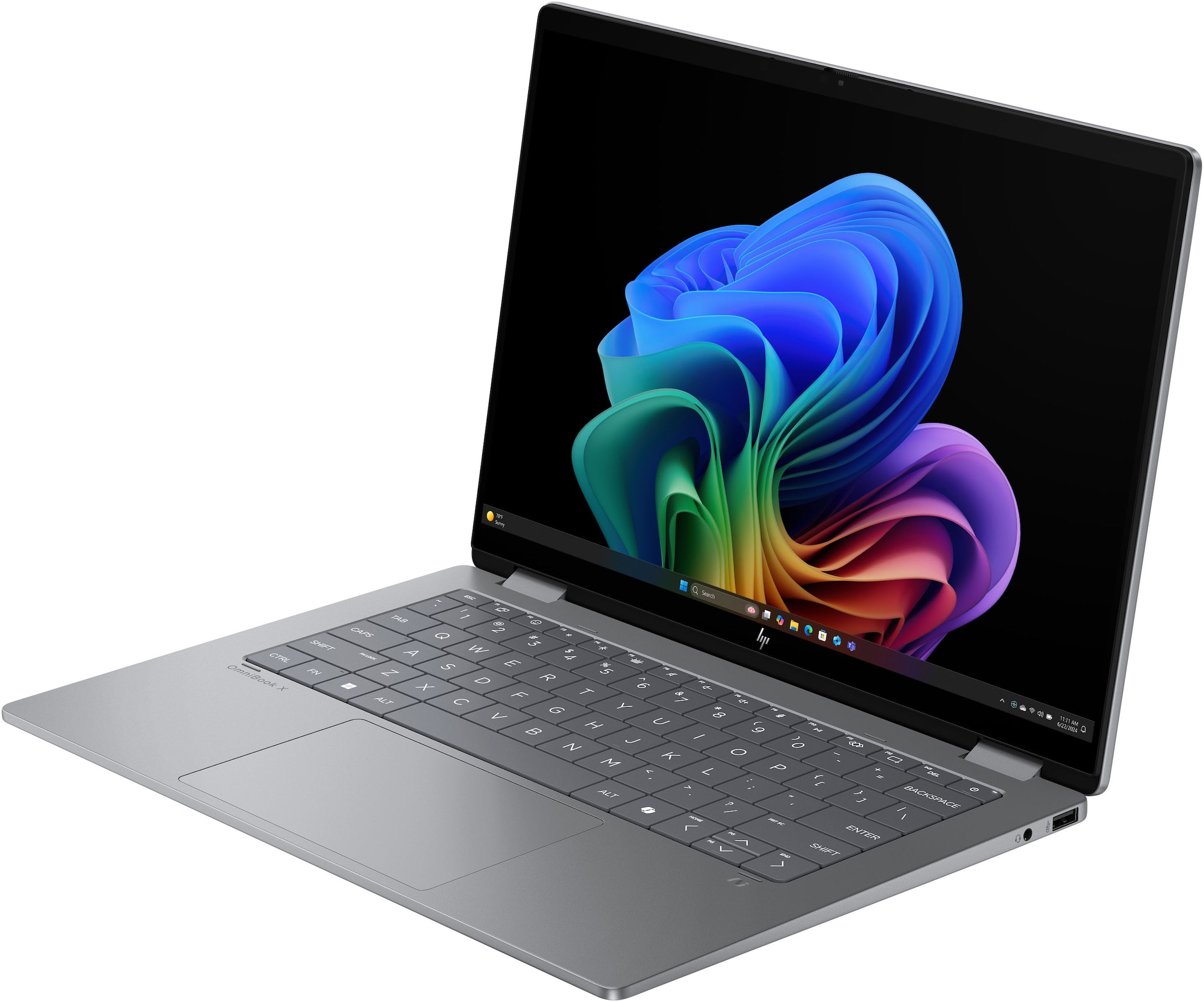 HP Convertible Notebook »OmniBook X Flip 14-fm0272ng« 35,6 cm / 14 ″ Intel Core Ultra 7 ARC 140V 512 GB SSD