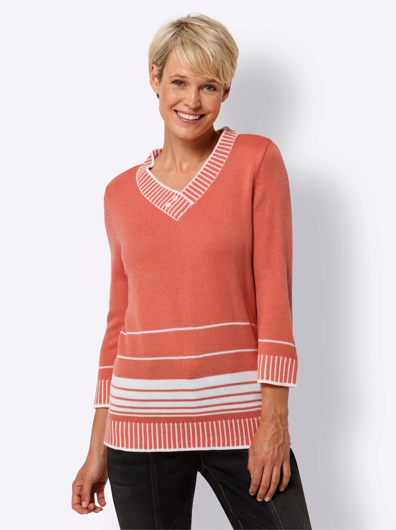 Classic Basics 3/4 Arm-Pullover »Pullover«