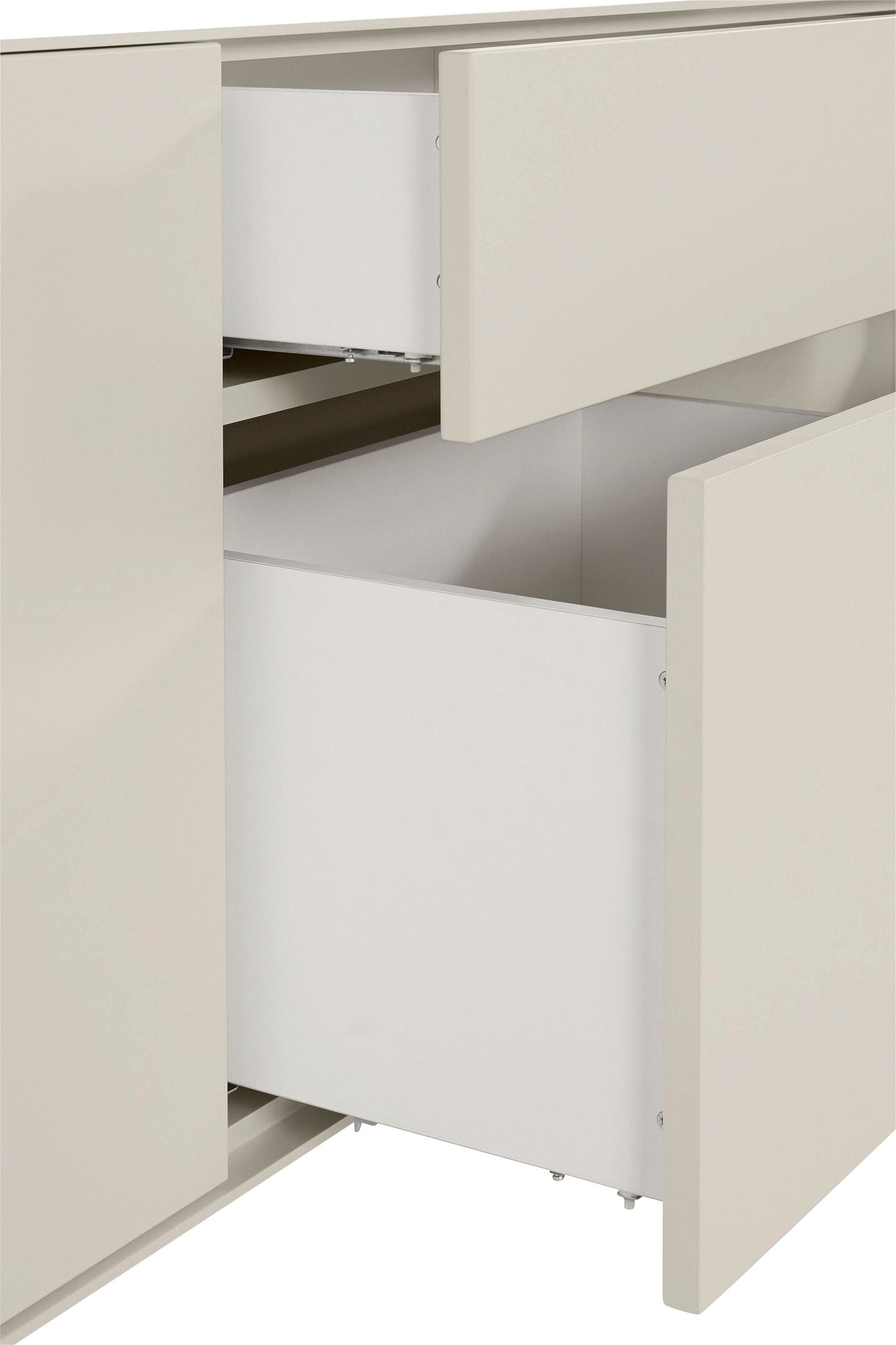 LeGer Home by Lena Gercke Lowboard »Essentials«, Breite: 167 cm, MDF lackiert, Push-to-open-Funktion