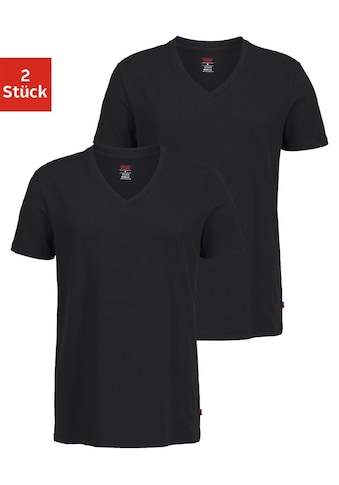 Levi's® T-Shirt, (2er-Pack), mit V-Neck kaufen