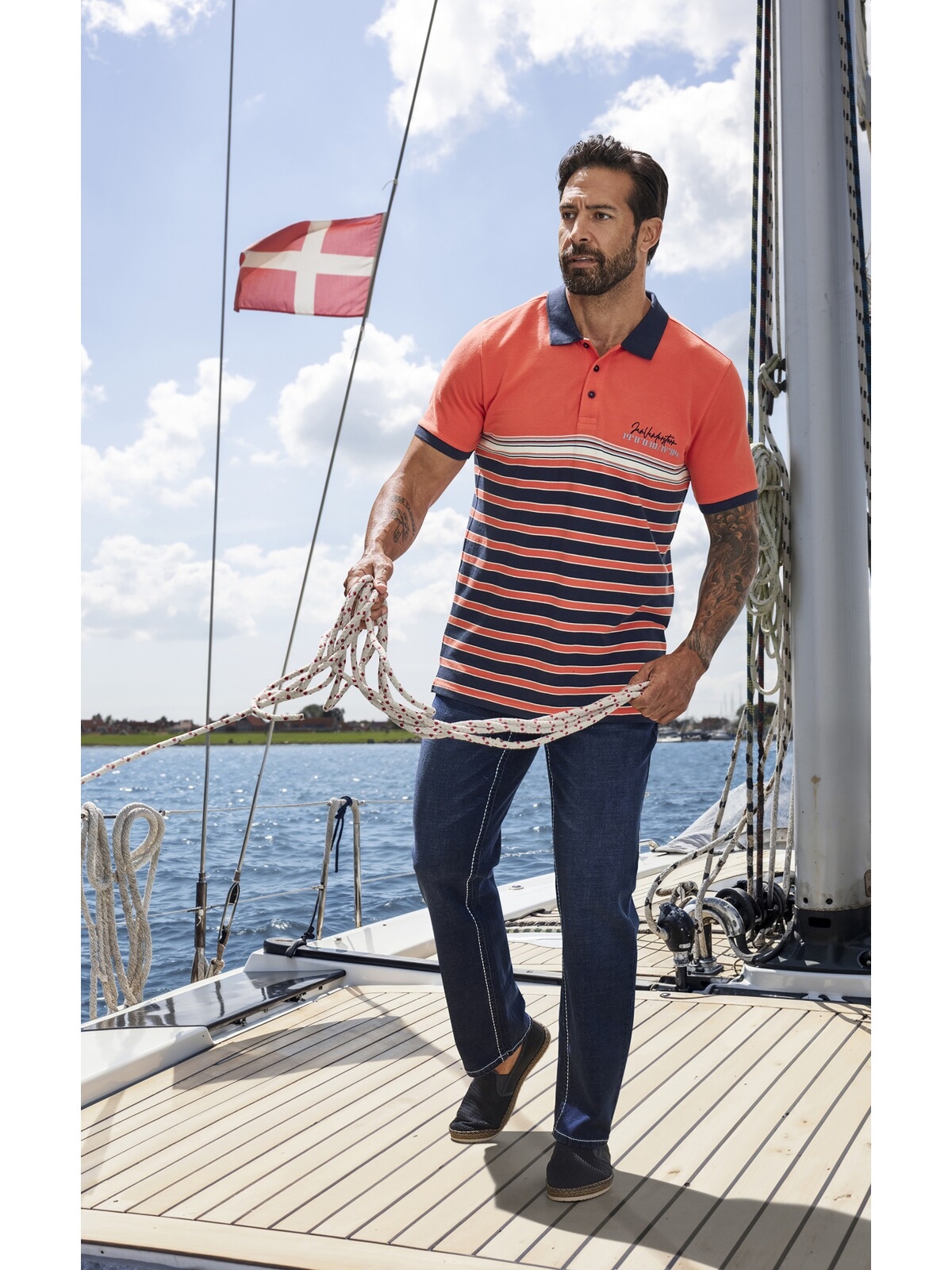 Jan Vanderstorm Poloshirt »Poloshirt MARKUR«