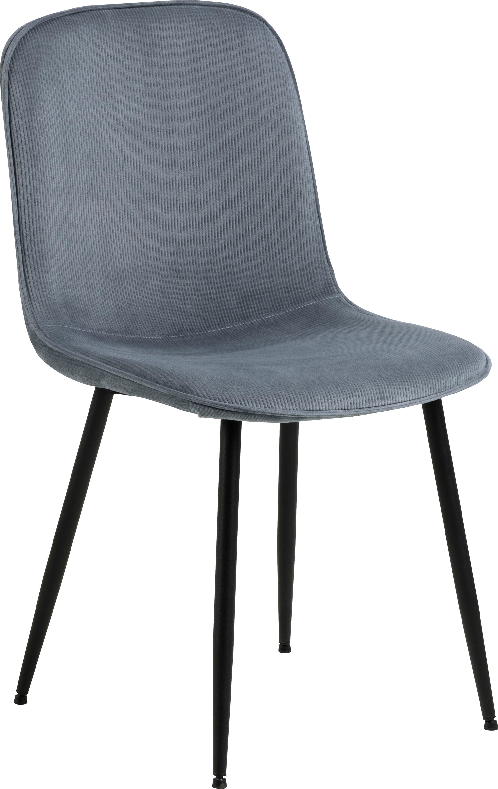 ACTONA GROUP Esszimmerstuhl »Diana«, 4 St., Polyester-Cord, gepolstert und  mit Stoffbezug, mit schwarzen Metallbeinen auf Rechnung bestellen | Stühle