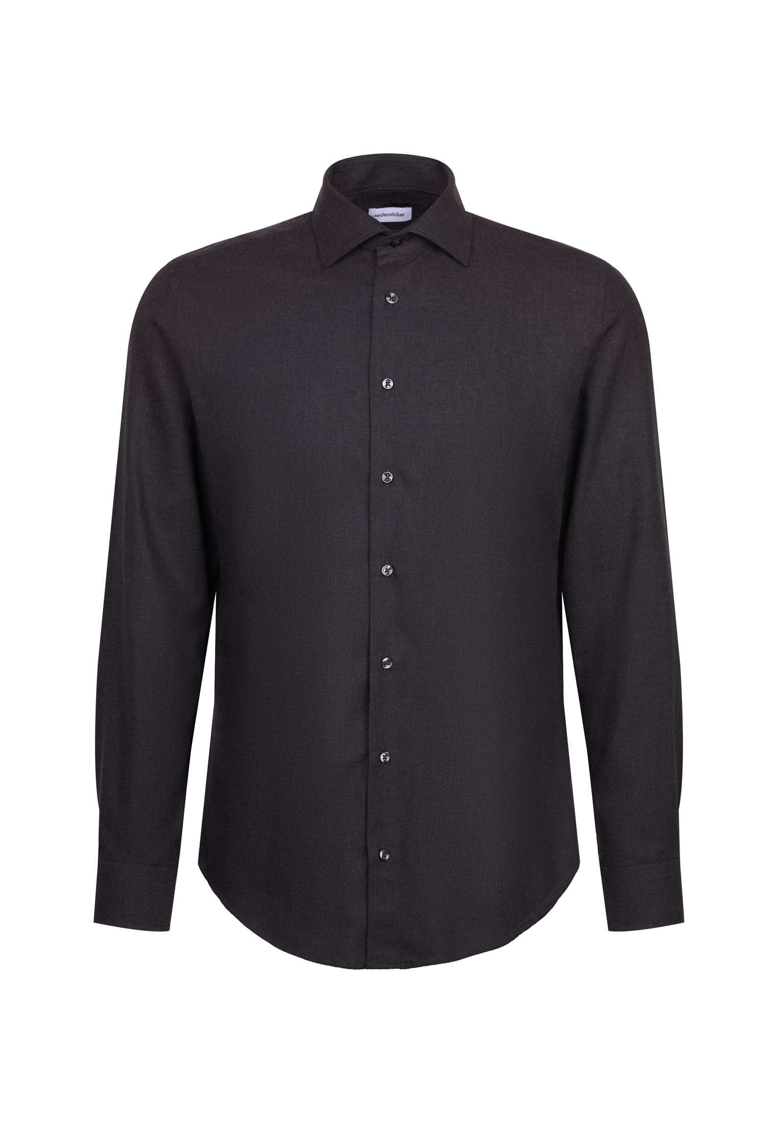 seidensticker Flanellhemd »Schwarze Rose« X-Slim 1/1 Kentkragen Uni