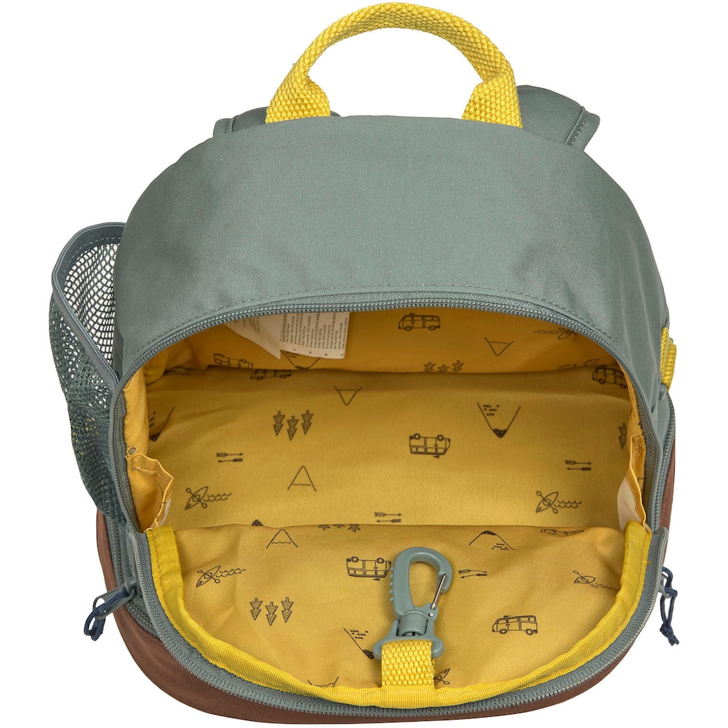 LÄSSIG Kinderrucksack »Adventure, Bus, Mini Backpack«, Floureszierende Flächen