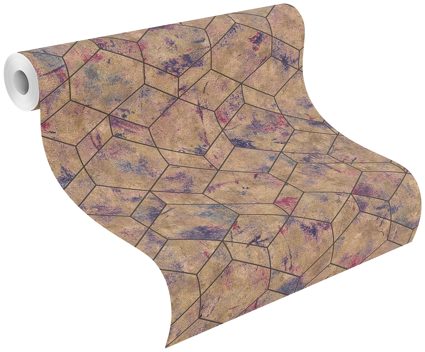 Rasch Vliestapete »Andy Wand« Metall-Effekte | grafisch strukturiert gut lichtbeständig, hochwaschbeständig