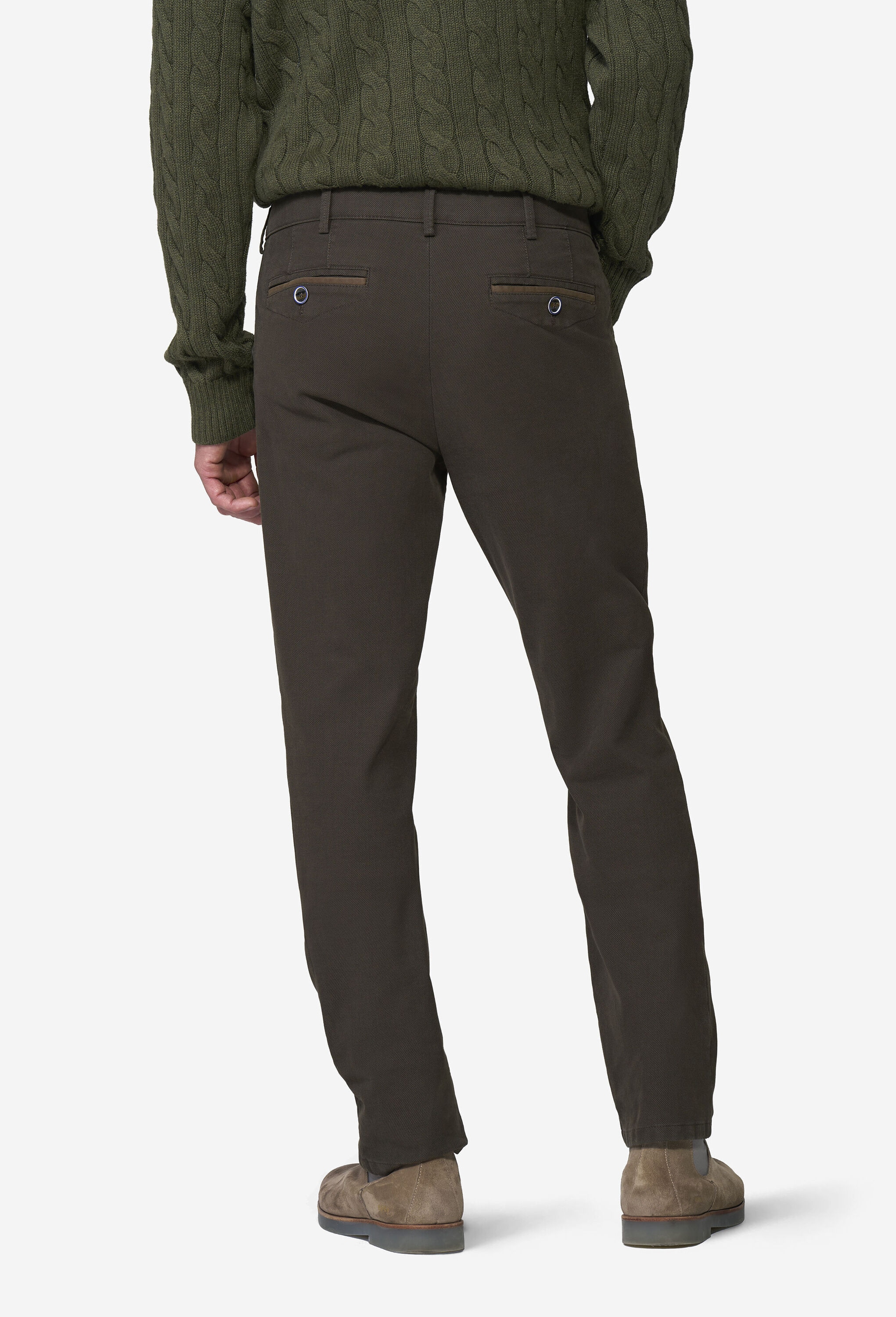 MEYER Chinohose »Chicago 2-5628«  raffiniert eingearbeitete Micro Structure