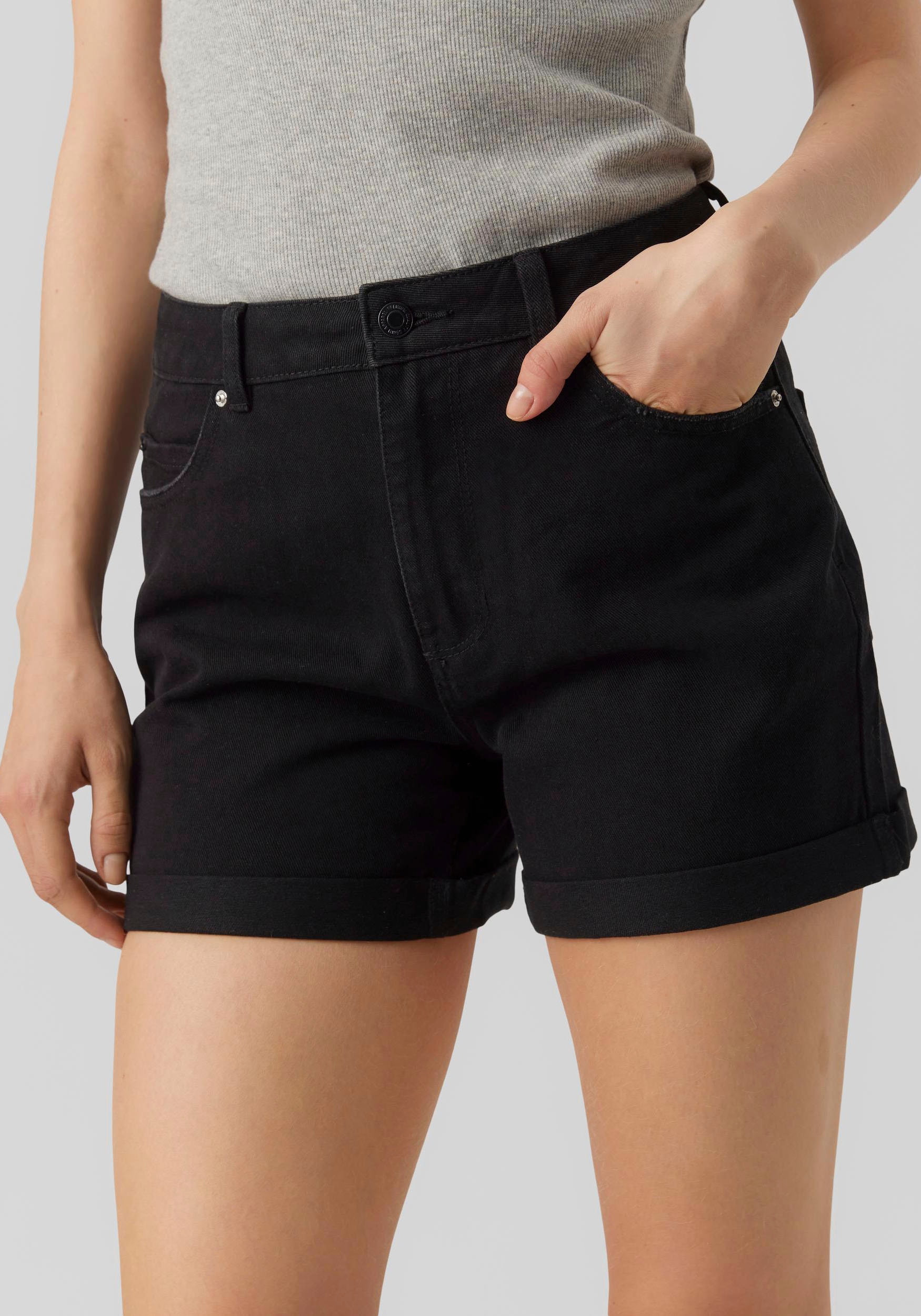 Vero Moda Jeansshorts »VMZURI HR LOOSE SHORTS MIX NOOS«