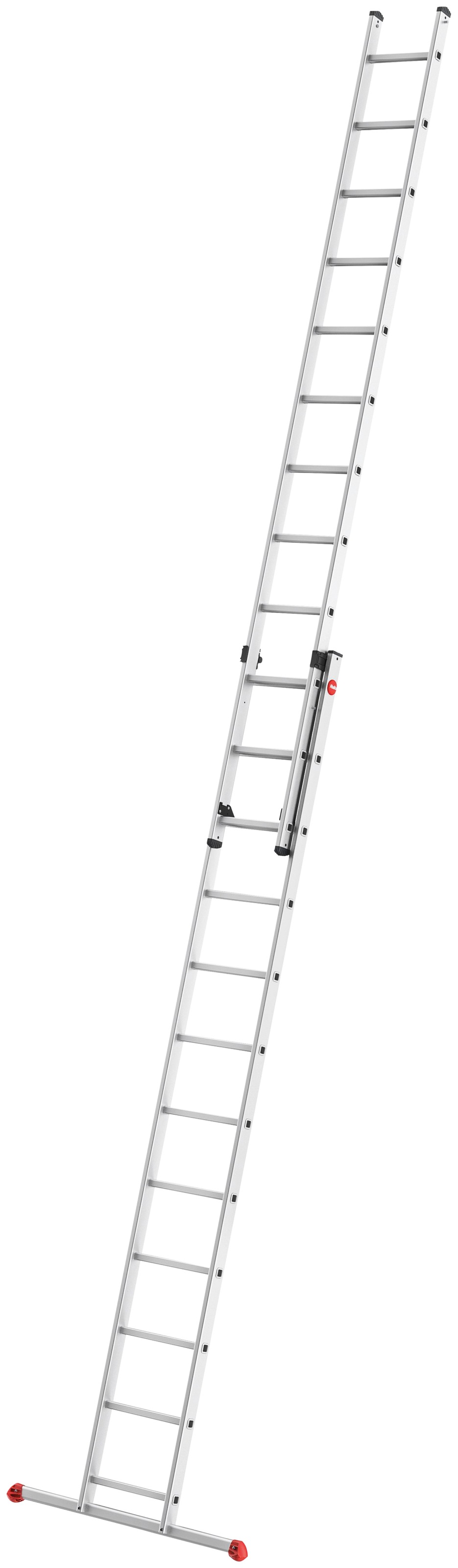 Hailo Anlegeleiter »S80 ProfiStep duo«, Aluminium-Schiebeleiter 2-teilig 2x12 Sprossen