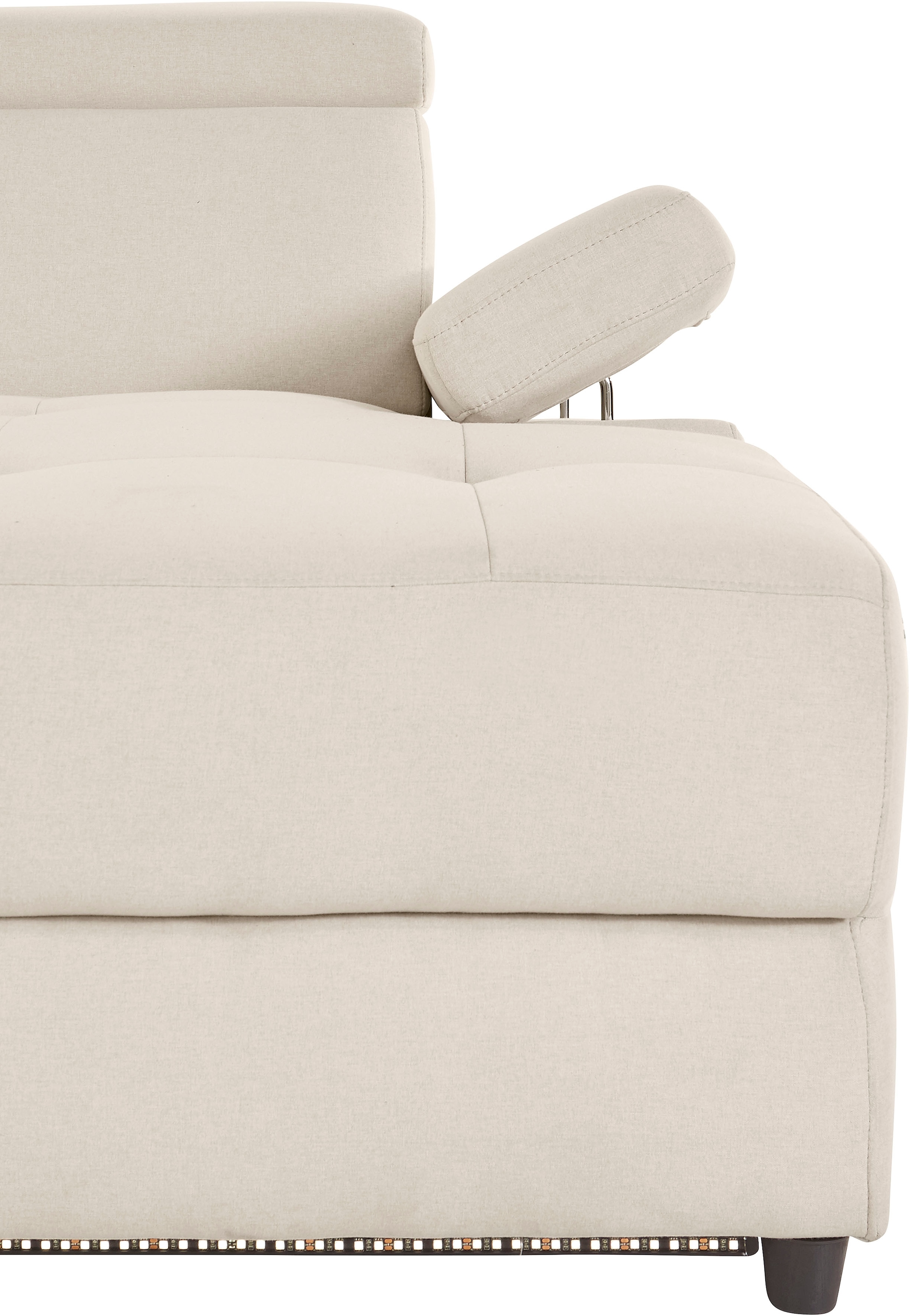 Home affaire Ecksofa »Kilado, L-Form,« mit Relaxfunktion, verstellbarer Armlehne, Kopfteilverstellung