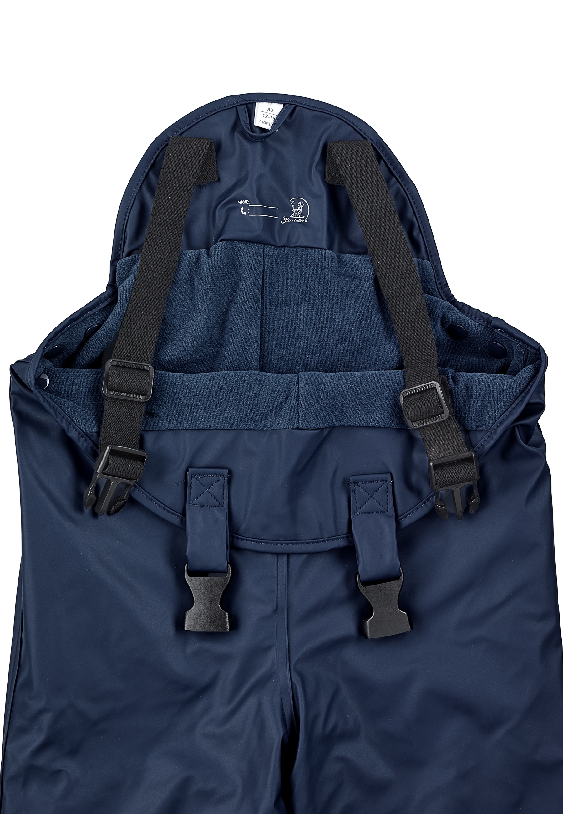 Sterntaler® Regenhose »Regenträgerhose gefüttert uni«
