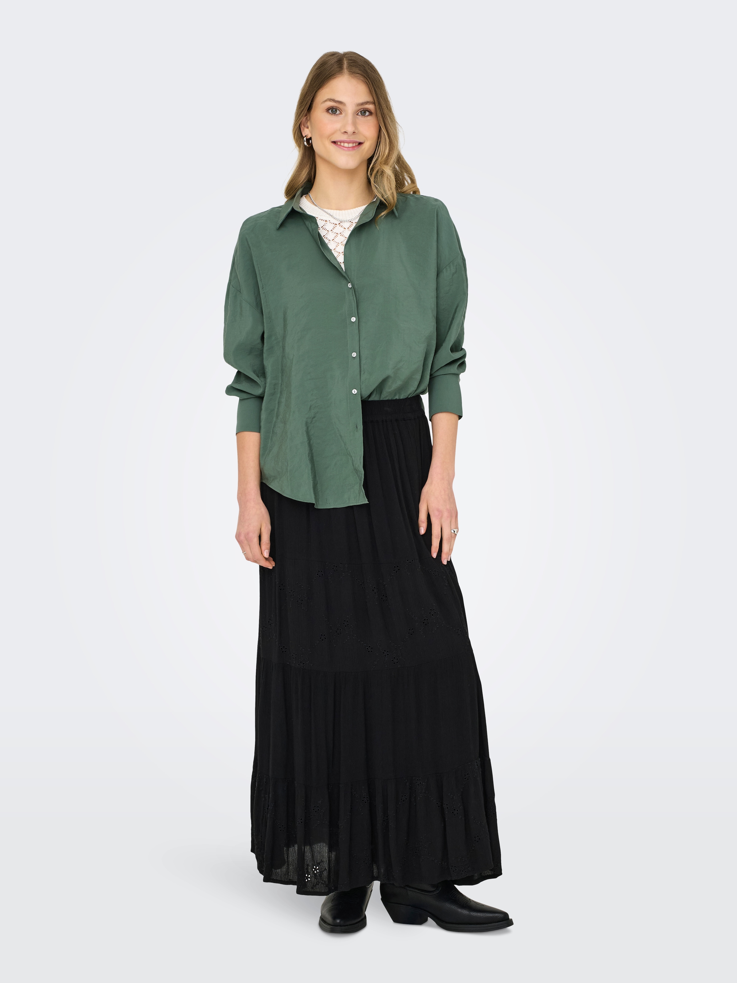 ONLY Hemdbluse »ONLZAZIMA L/S LOOSE SHIRT WVN NOOS«