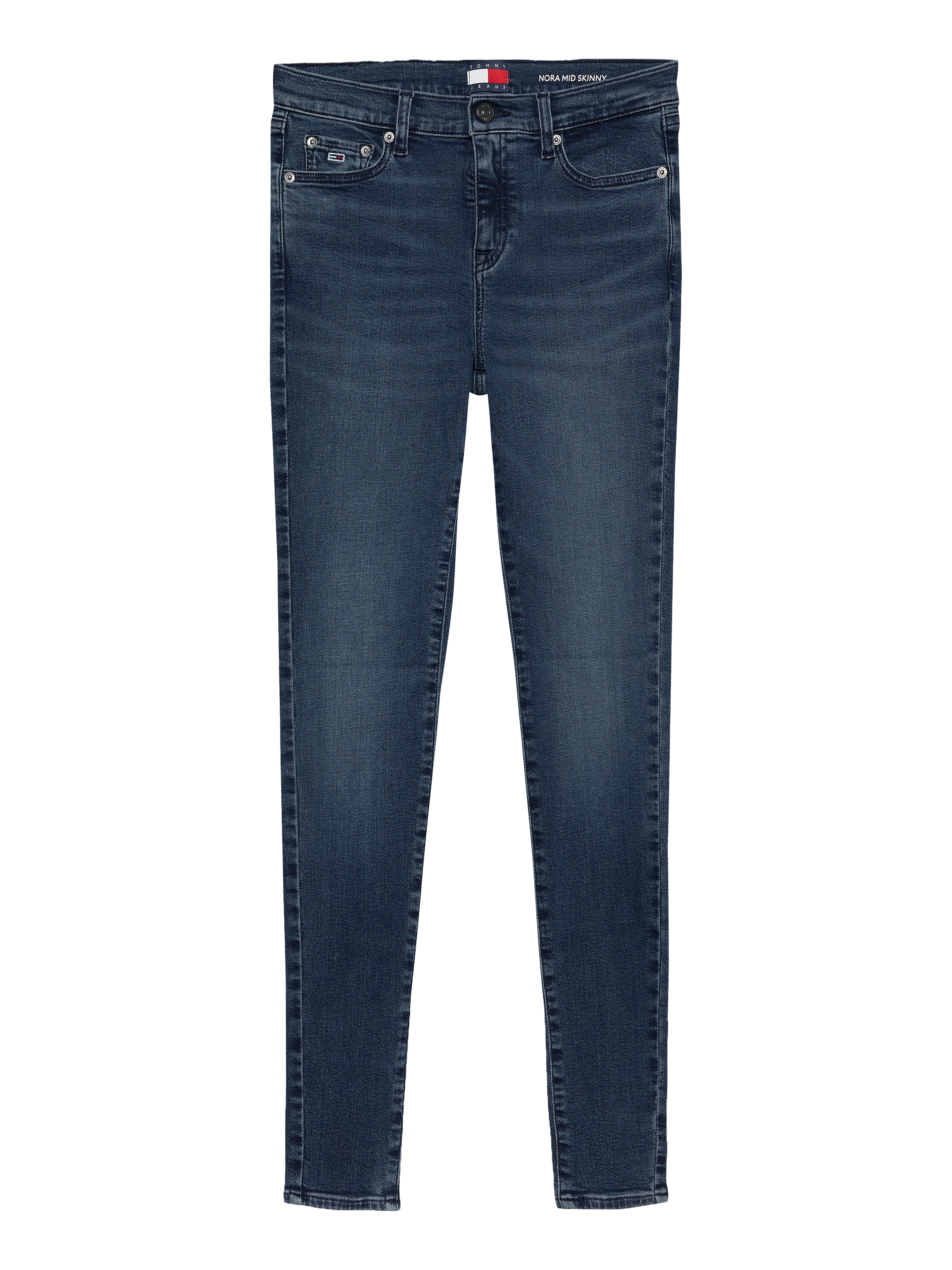 Tommy Jeans Skinny-fit-Jeans »NORA MR SKNY«, mit Waschung, mit Logo-Badge