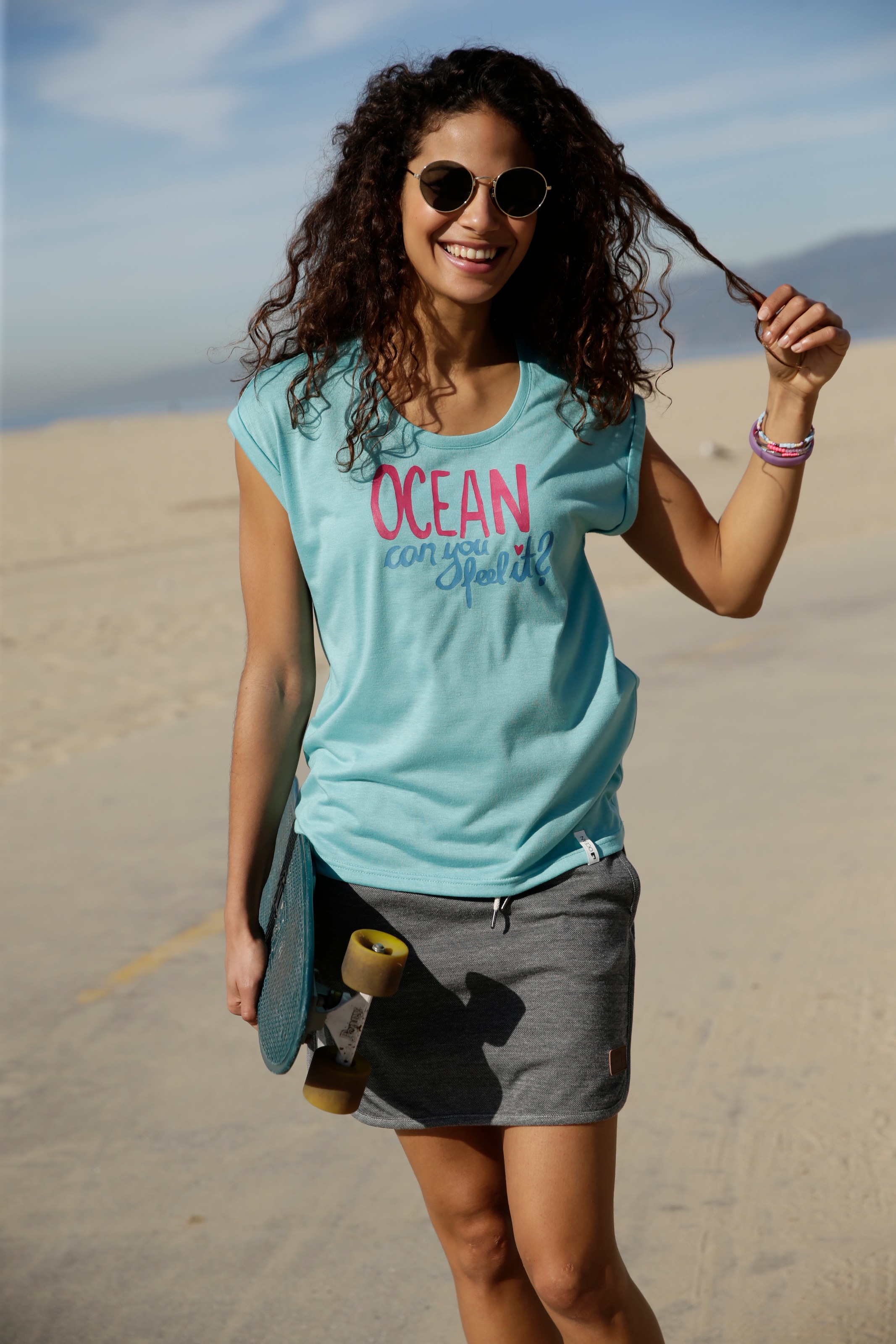 (Packung, Viskose-Qualität Ocean T-Shirt, 2er-Pack), Sportswear ♕ bei in