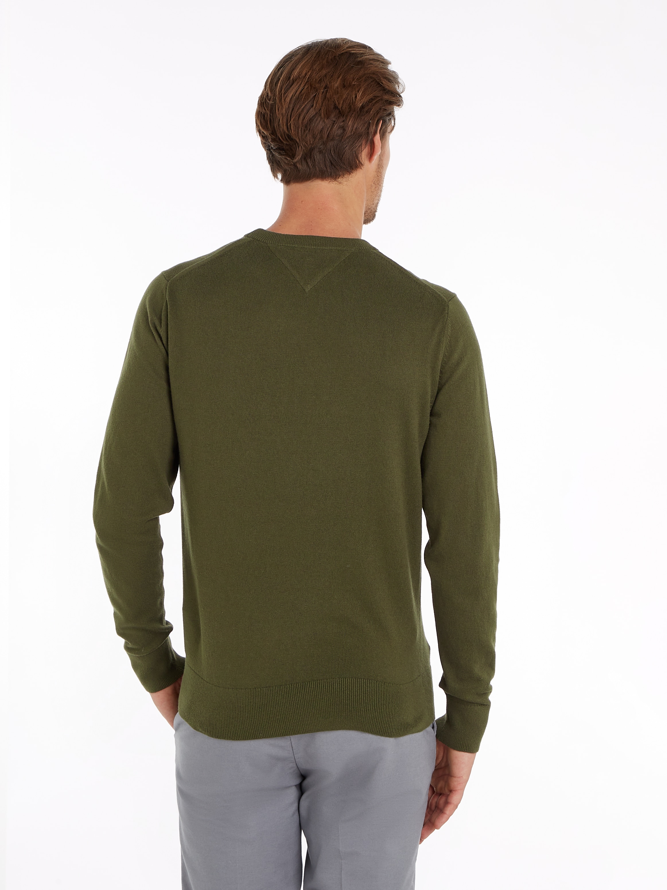 Tommy Hilfiger Rundhalspullover »PIMA ORG CTN CASHMERE CREW NECK«