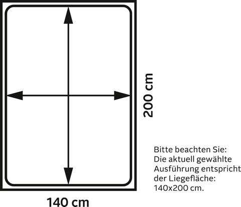 Westfalia Schlafkomfort Polsterbett