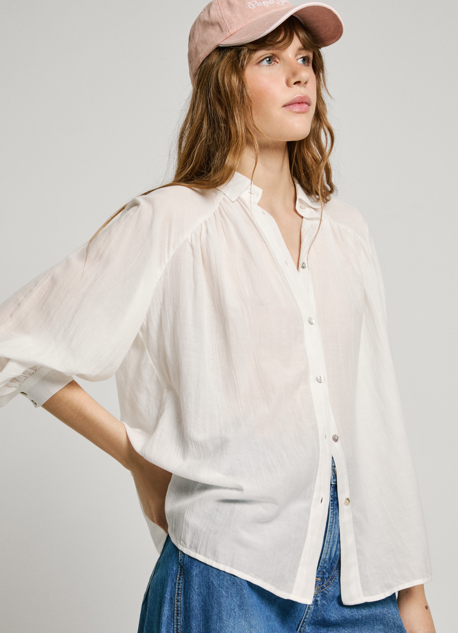 Pepe Jeans Hemdbluse »EAST«, mit Raglanärmeln