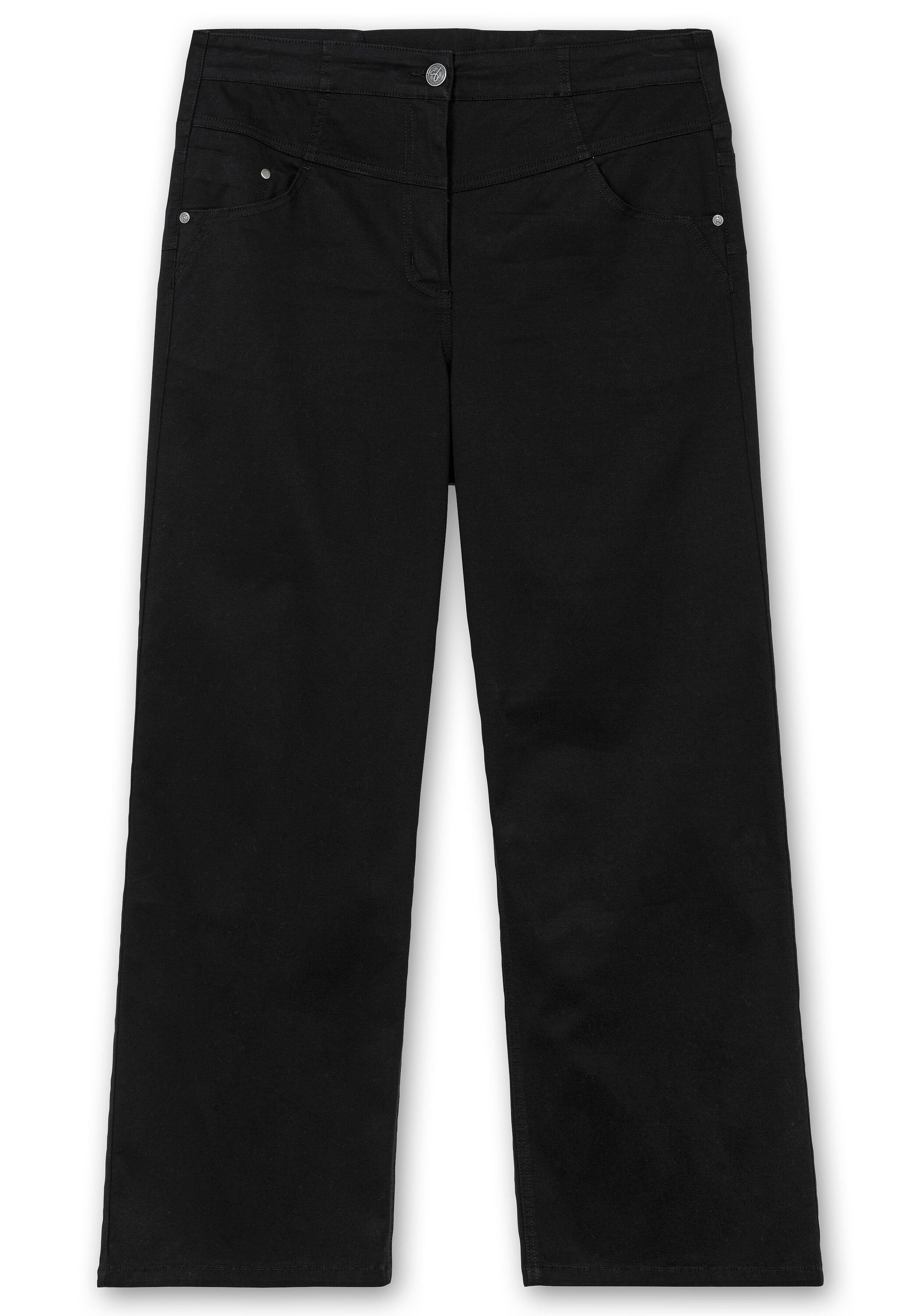 Sheego Stretch-Hose »Weite High-Waist-Hose im Curvy-Schnitt ANNE«