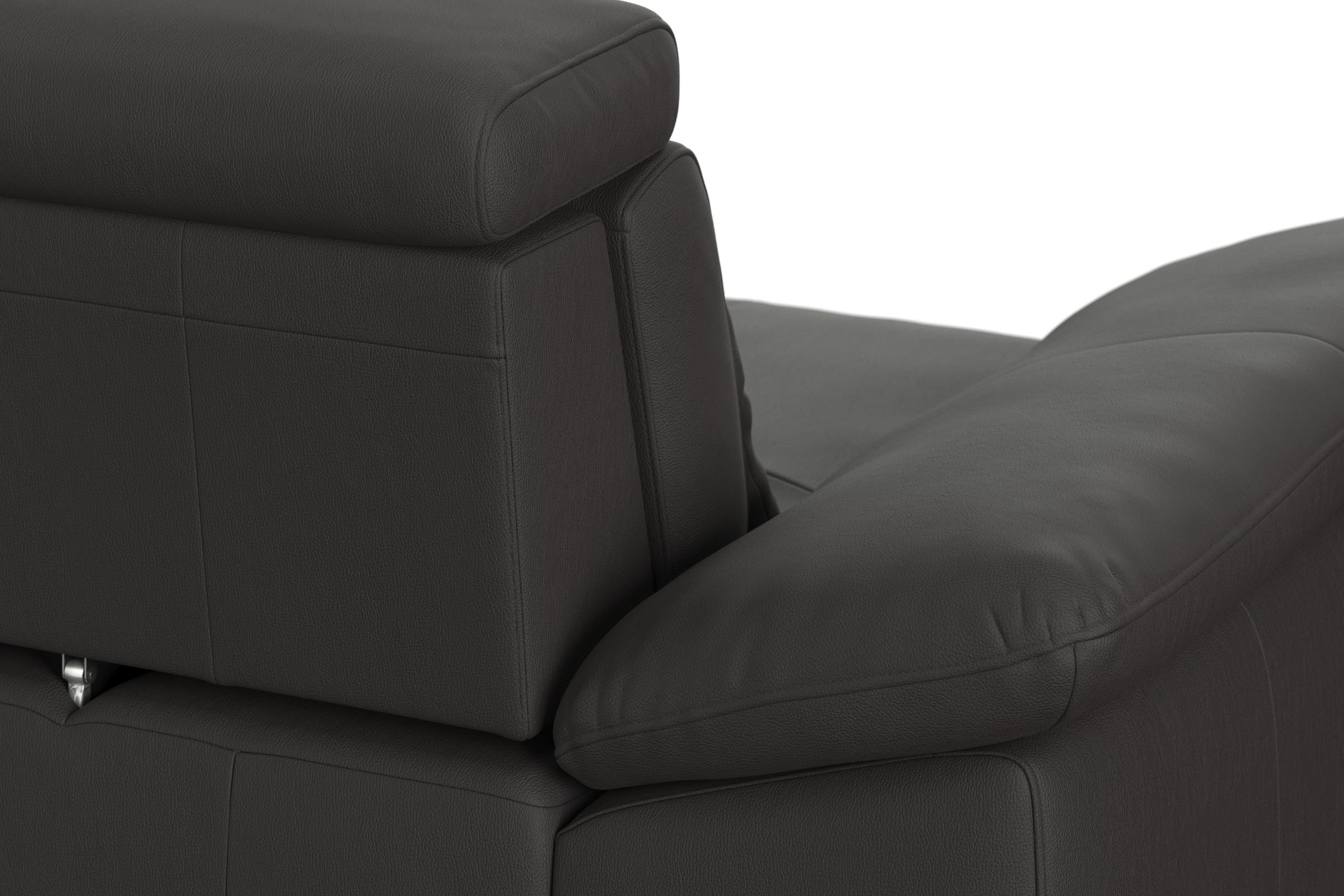 sit&more Ecksofa »Cabrio L-Form, B: 295 cm, mit Sitztiefen-, Arm- & Kopfteilverstellung«, 2 Nierenkissen, Federkern, optional Bettfunktion und Stauraum